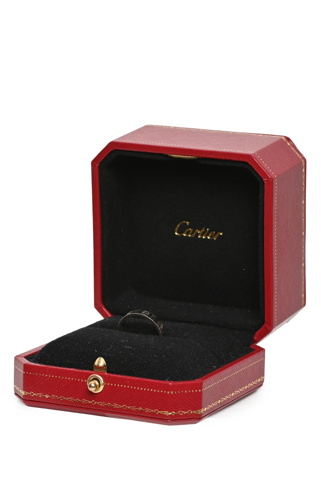 Cartier Size 5 18K White Gold Love Ring Small Model - Image 3