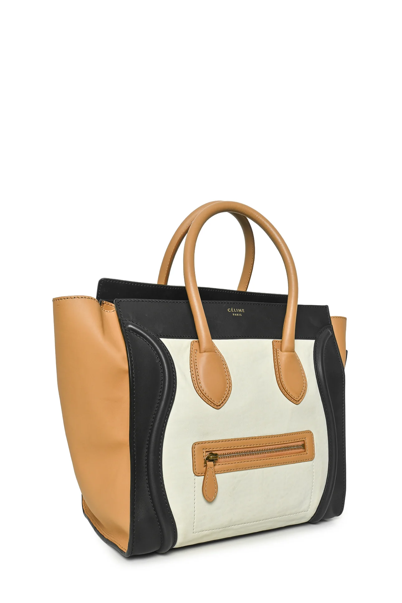 Celine 2011 Tri-Color Mini Luggage Tote - Image 2