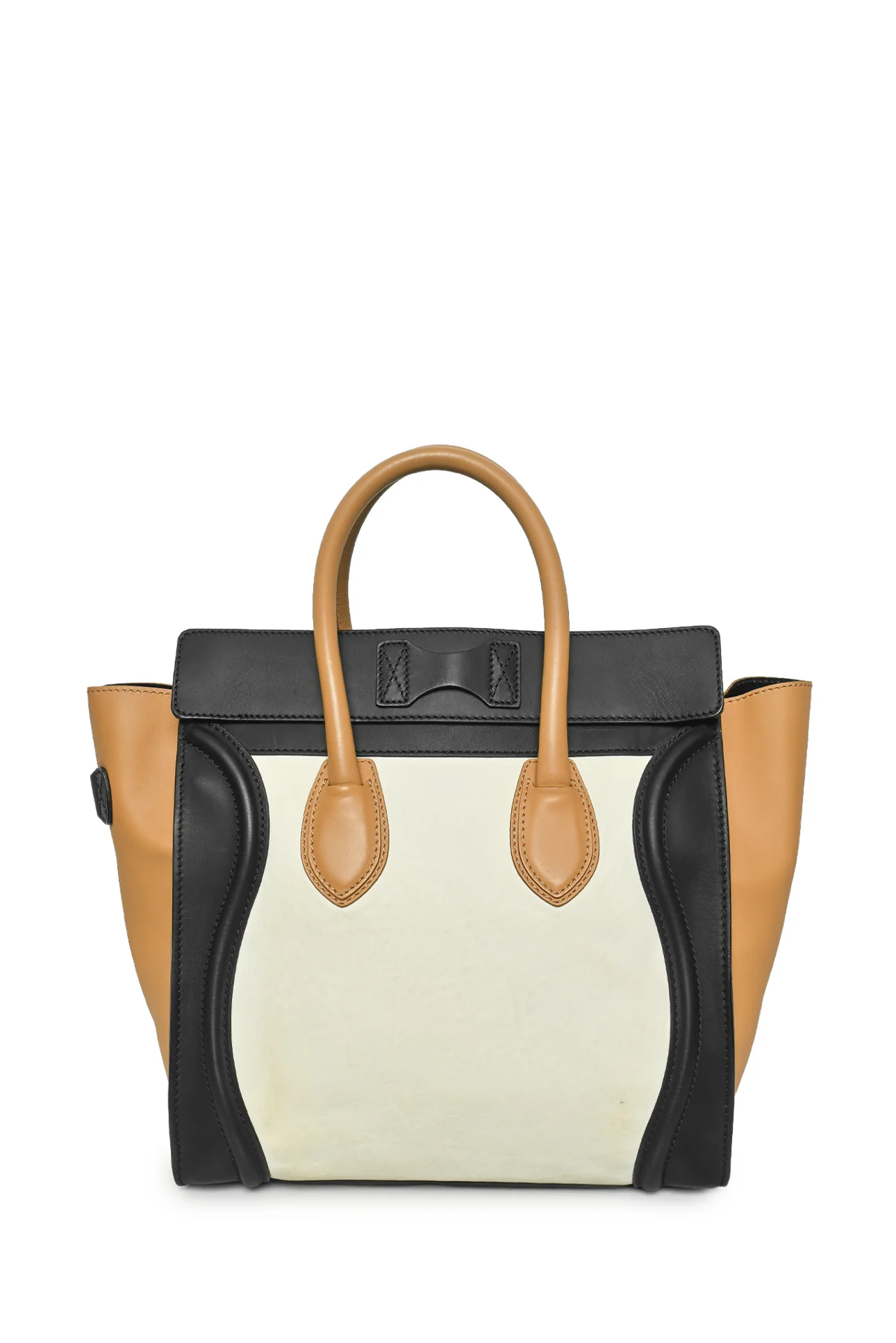 Celine 2011 Tri-Color Mini Luggage Tote - Image 3