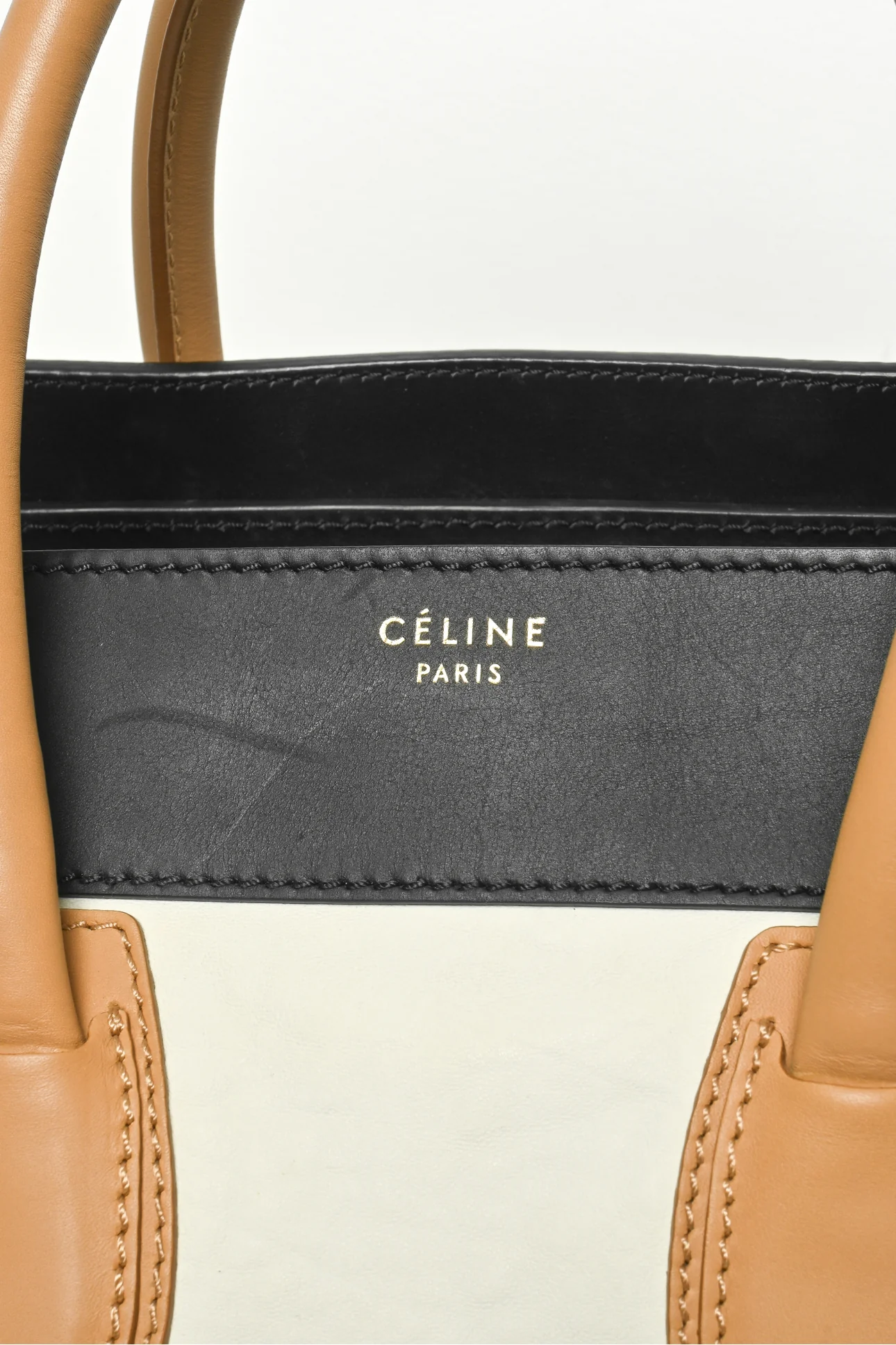 Celine 2011 Tri-Color Mini Luggage Tote - Image 6