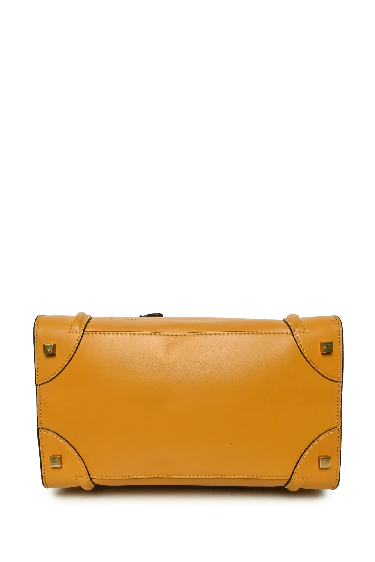 Celine 2013 Two-Tone Calfskin Leather Mini Luggage Tote - Image 4