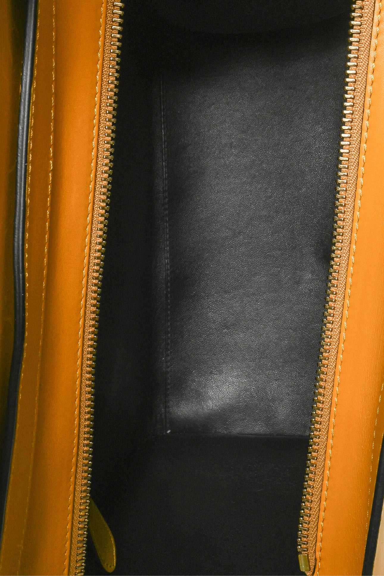 Celine 2013 Two-Tone Calfskin Leather Mini Luggage Tote - Image 7