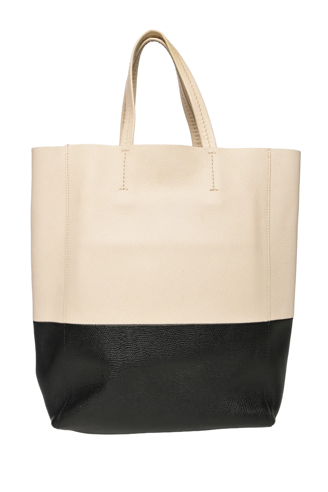 Celine 2014 Bicolor Vertical Cabas Small Tote - Image 3