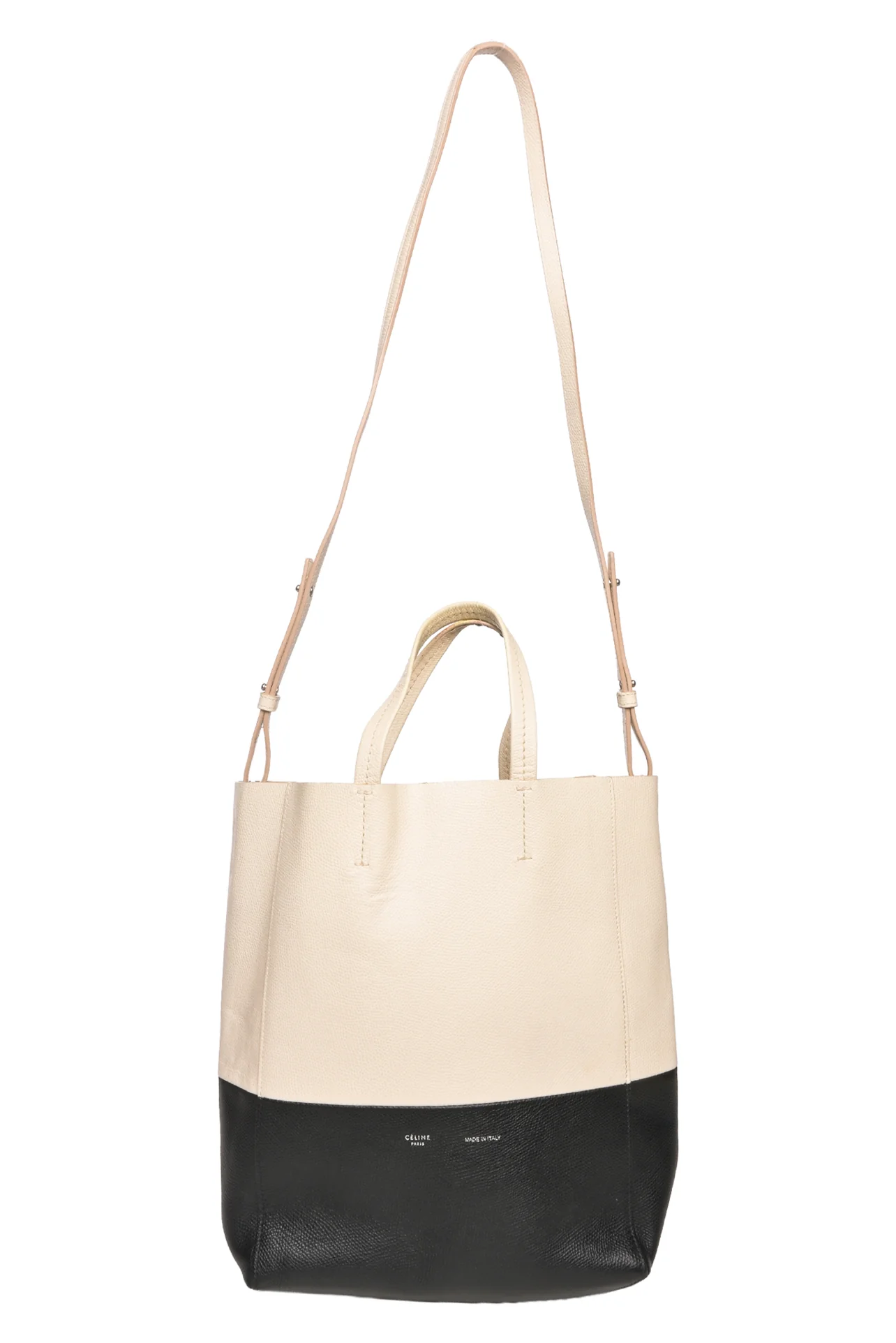 Celine 2014 Bicolor Vertical Cabas Small Tote - Image 6