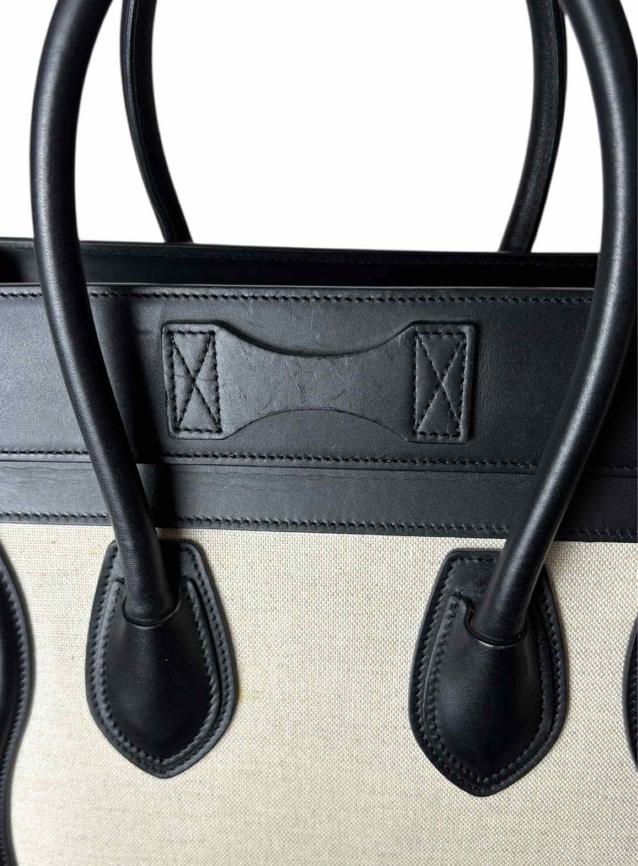 Celine 2014 Tri-Colour Micro Luggage Tote - Image 12