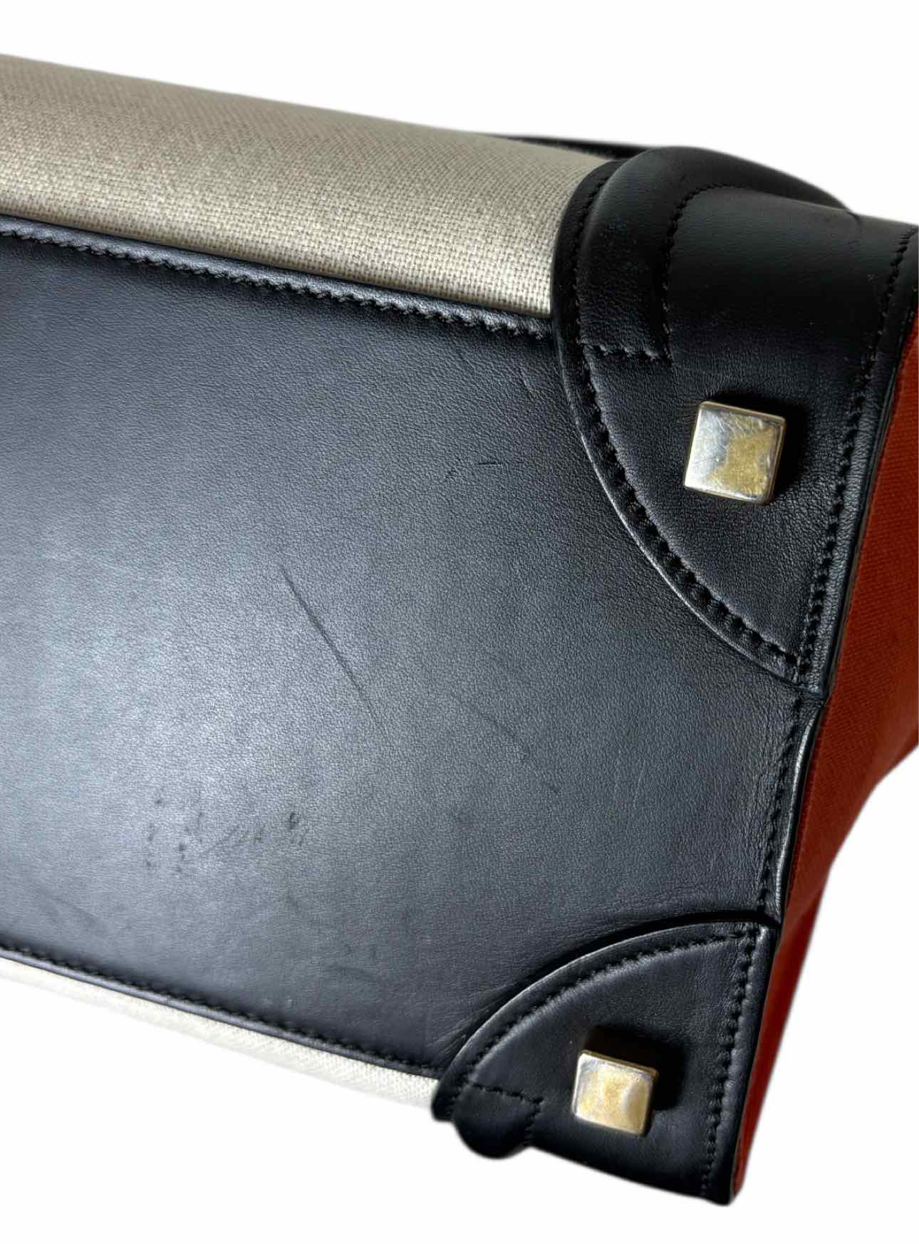 Celine 2014 Tri-Colour Micro Luggage Tote - Image 15