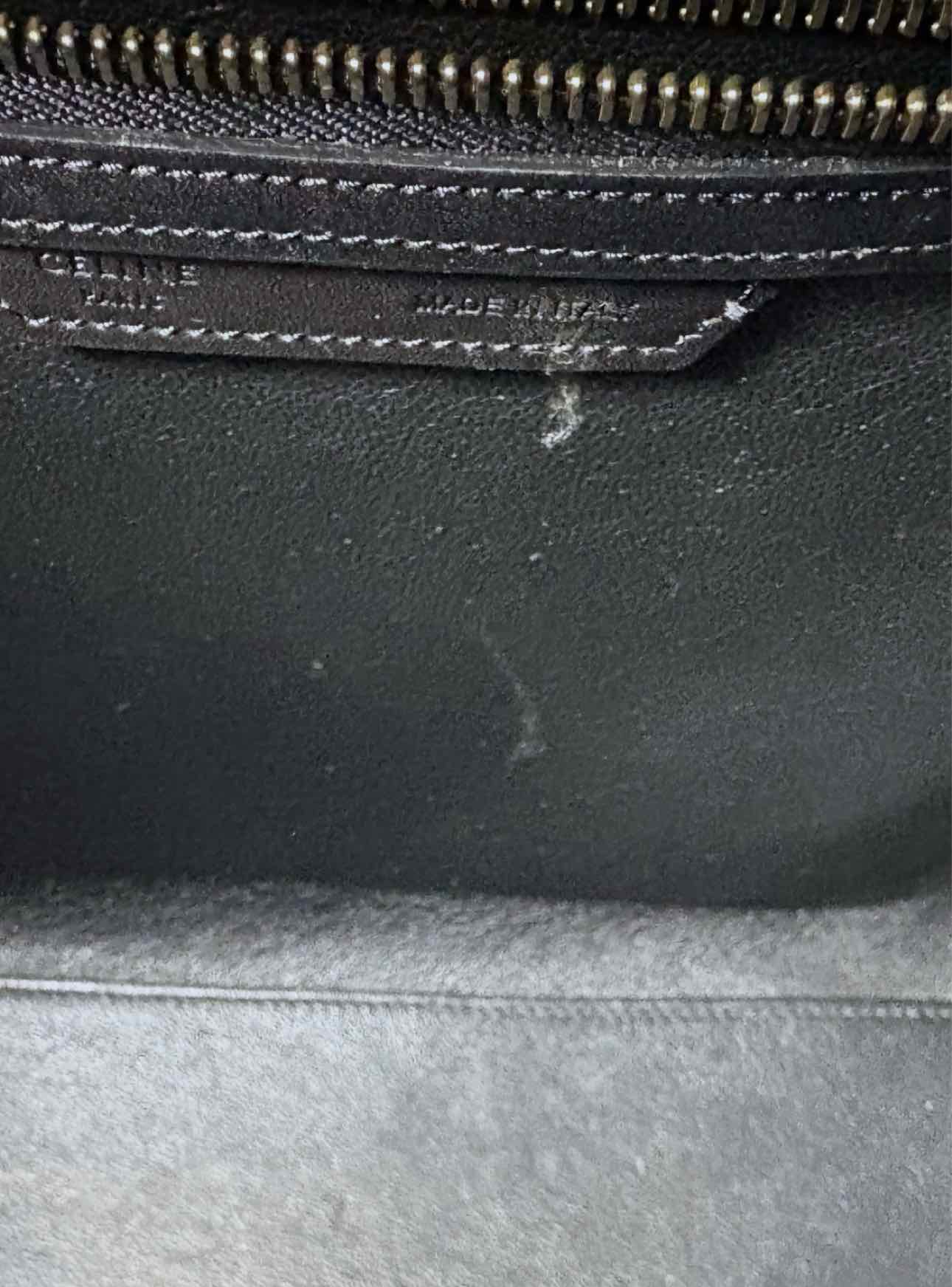 Celine 2014 Tri-Colour Micro Luggage Tote - Image 9
