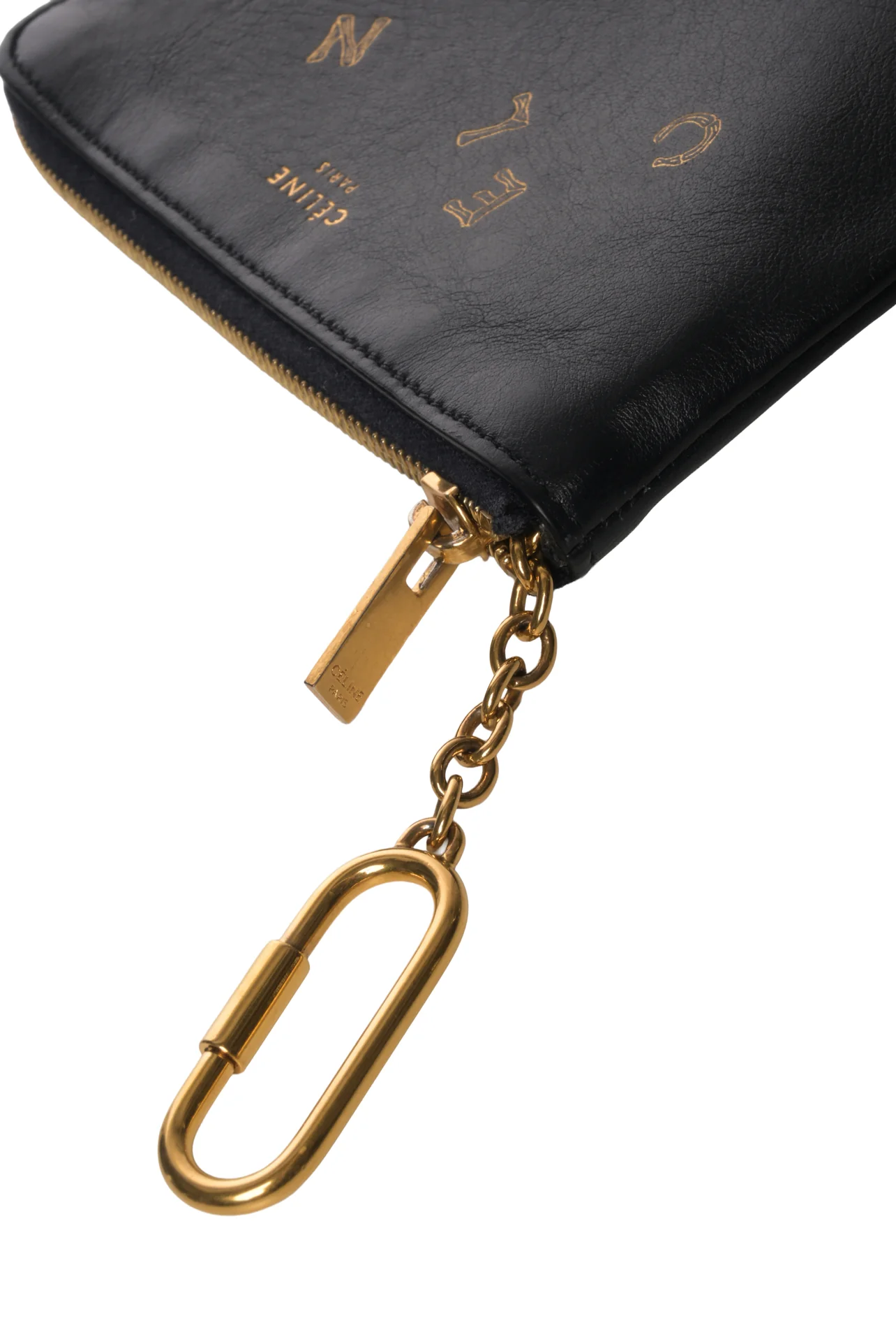 Celine 2017 Coin & Card Purse on keychain - Image 3