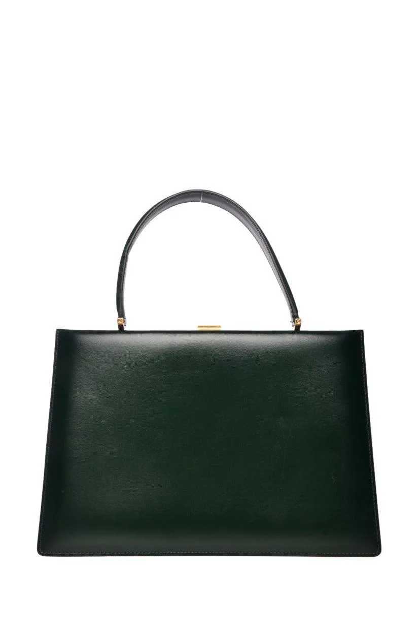 Celine 2020 Medium Leather Clasp Bag - Image 3