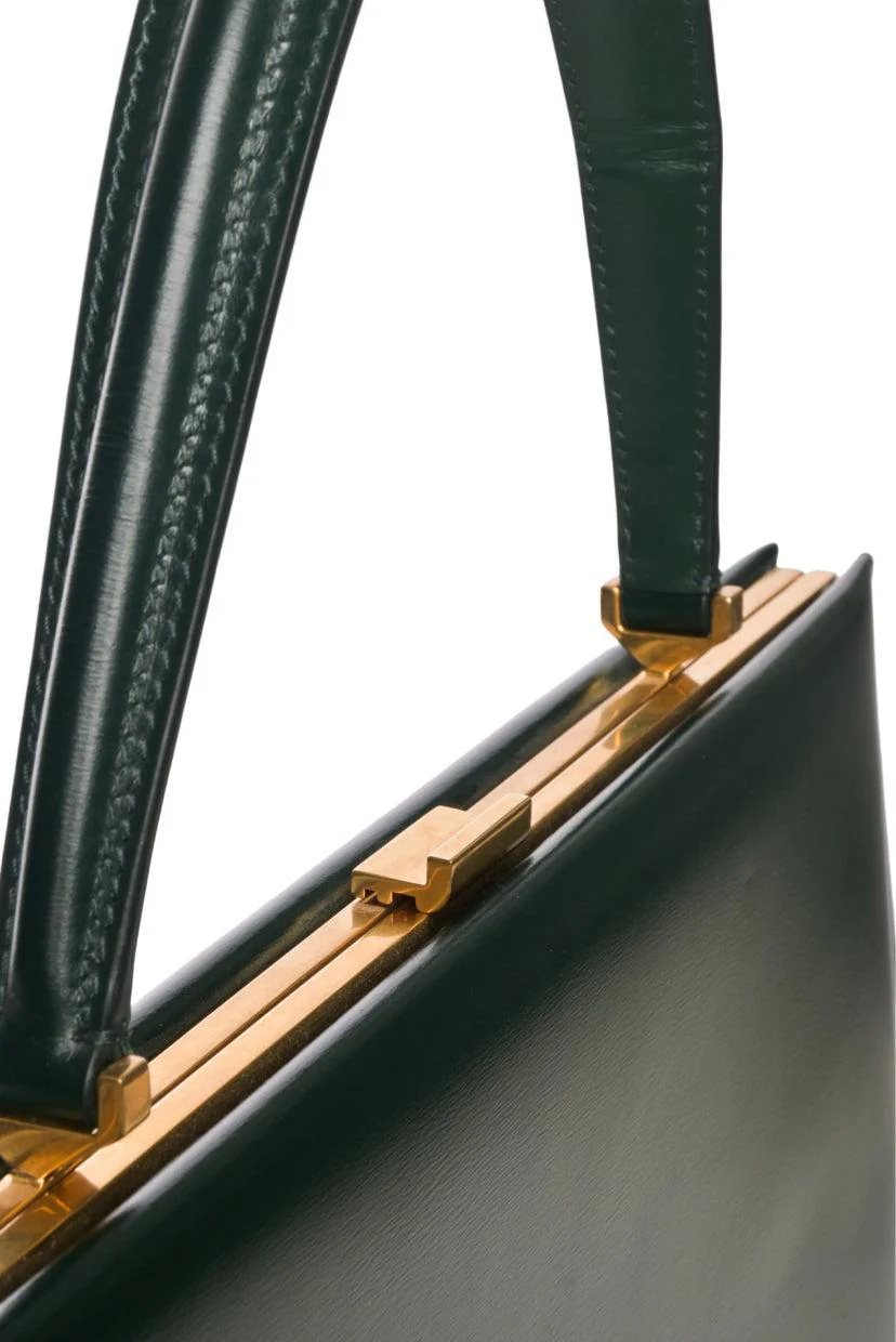 Celine 2020 Medium Leather Clasp Bag - Image 5
