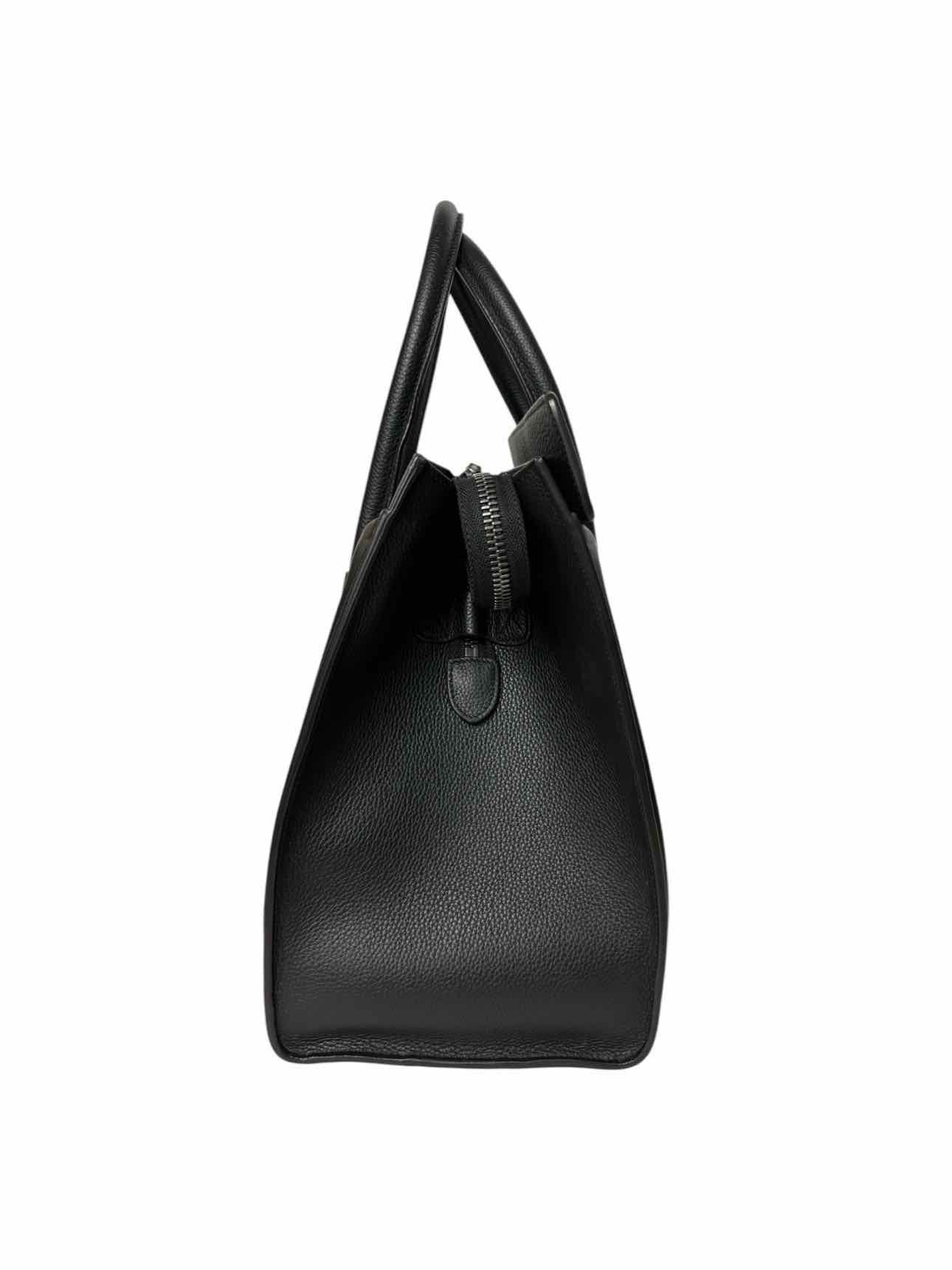 Celine Leather Mini Luggage Tote Purse - Image 2