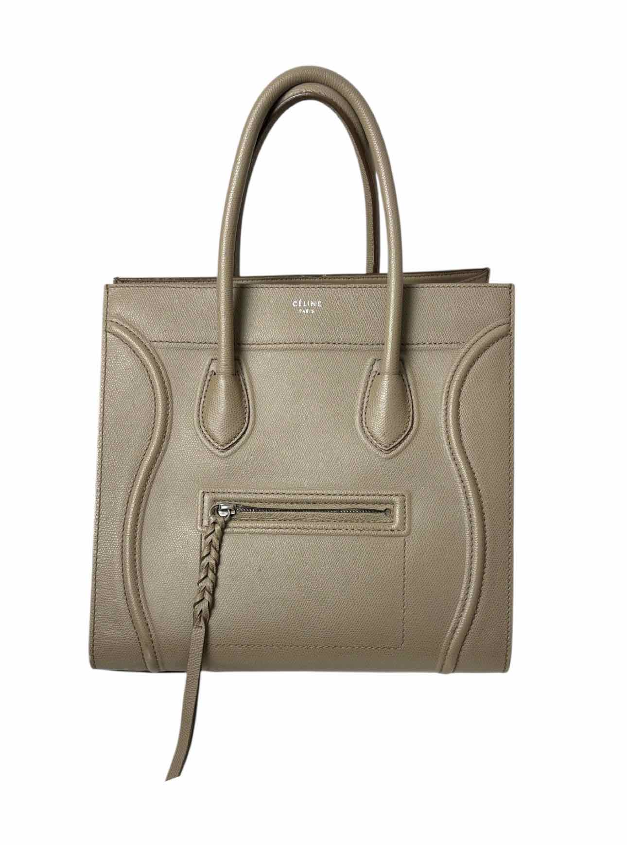 Celine Leather Mini Luggage Tote Purse