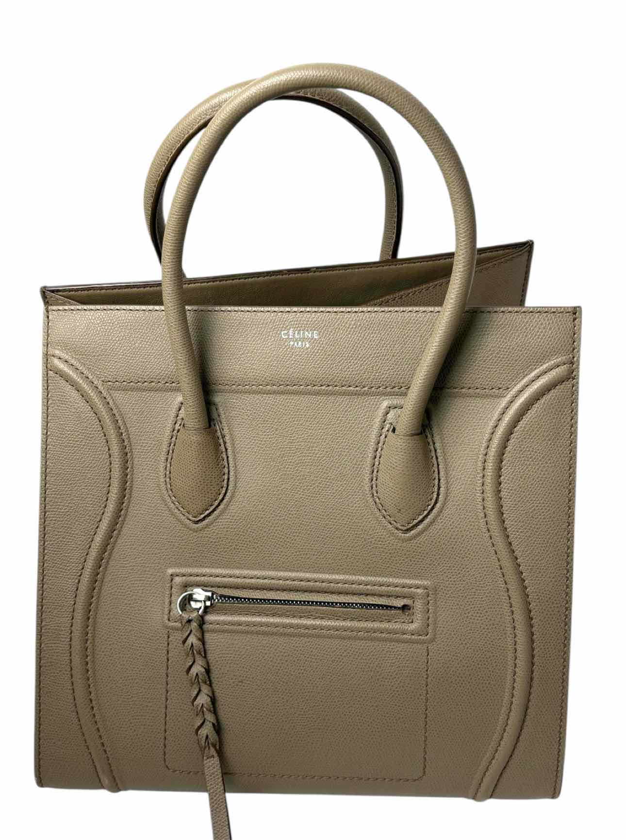 Celine Leather Mini Luggage Tote Purse - Image 19