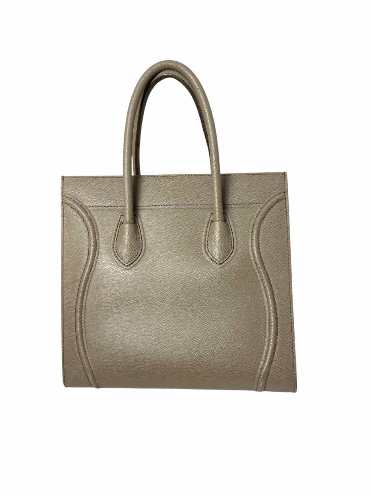 Celine Leather Mini Luggage Tote Purse - Image 3