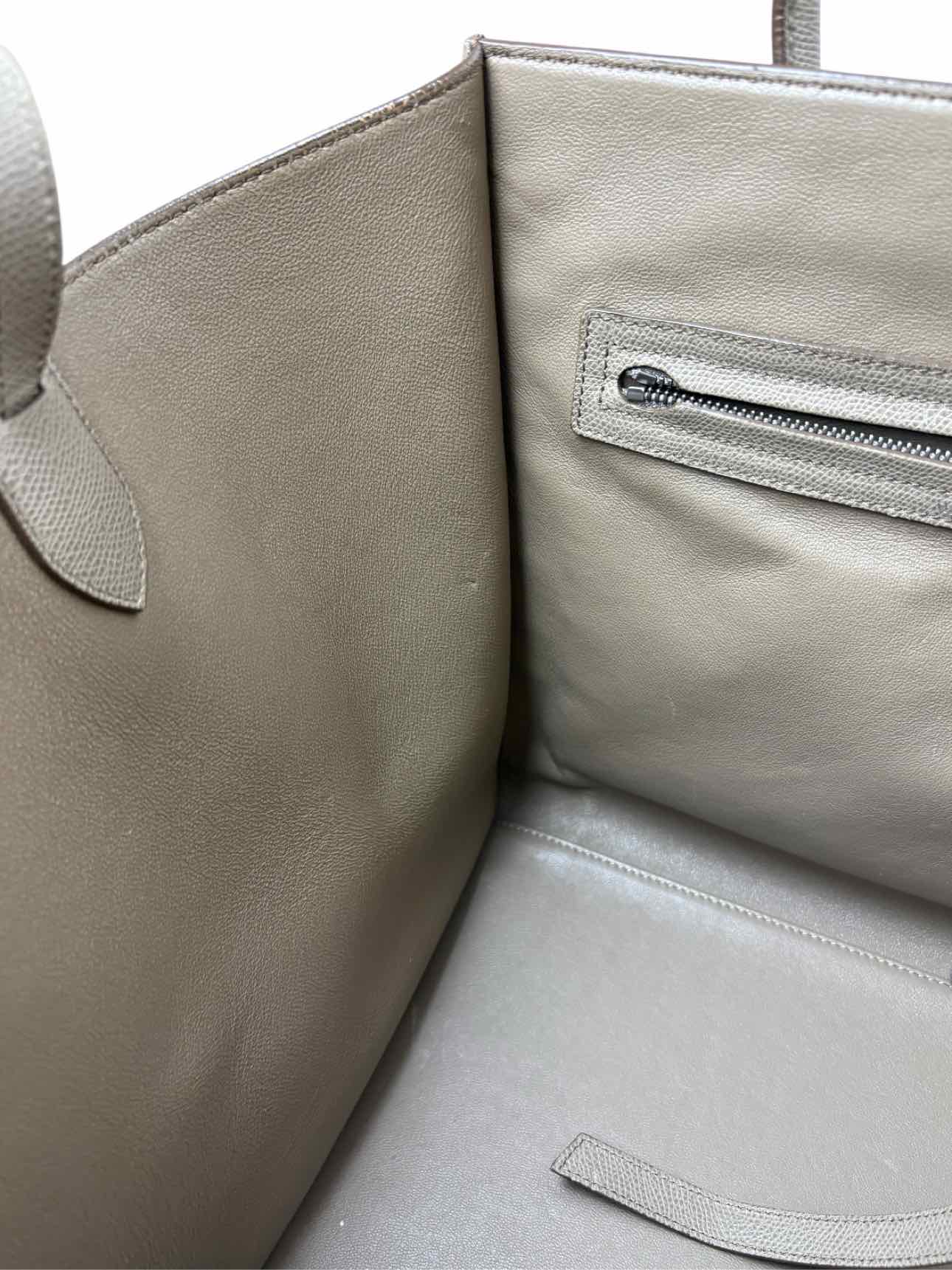 Celine Leather Mini Luggage Tote Purse - Image 8