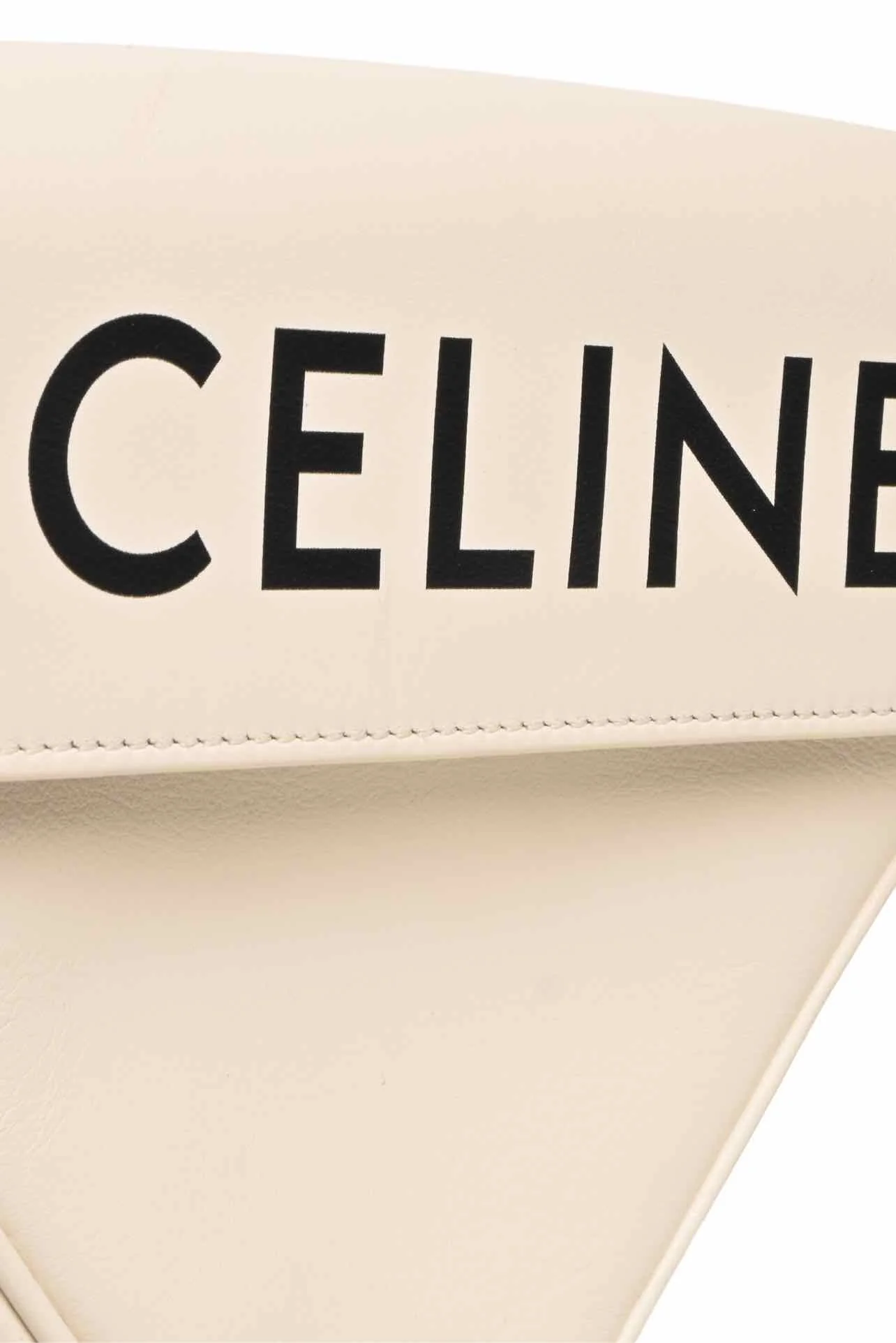 Celine Logo Triangle Crossbody Bag - Image 3