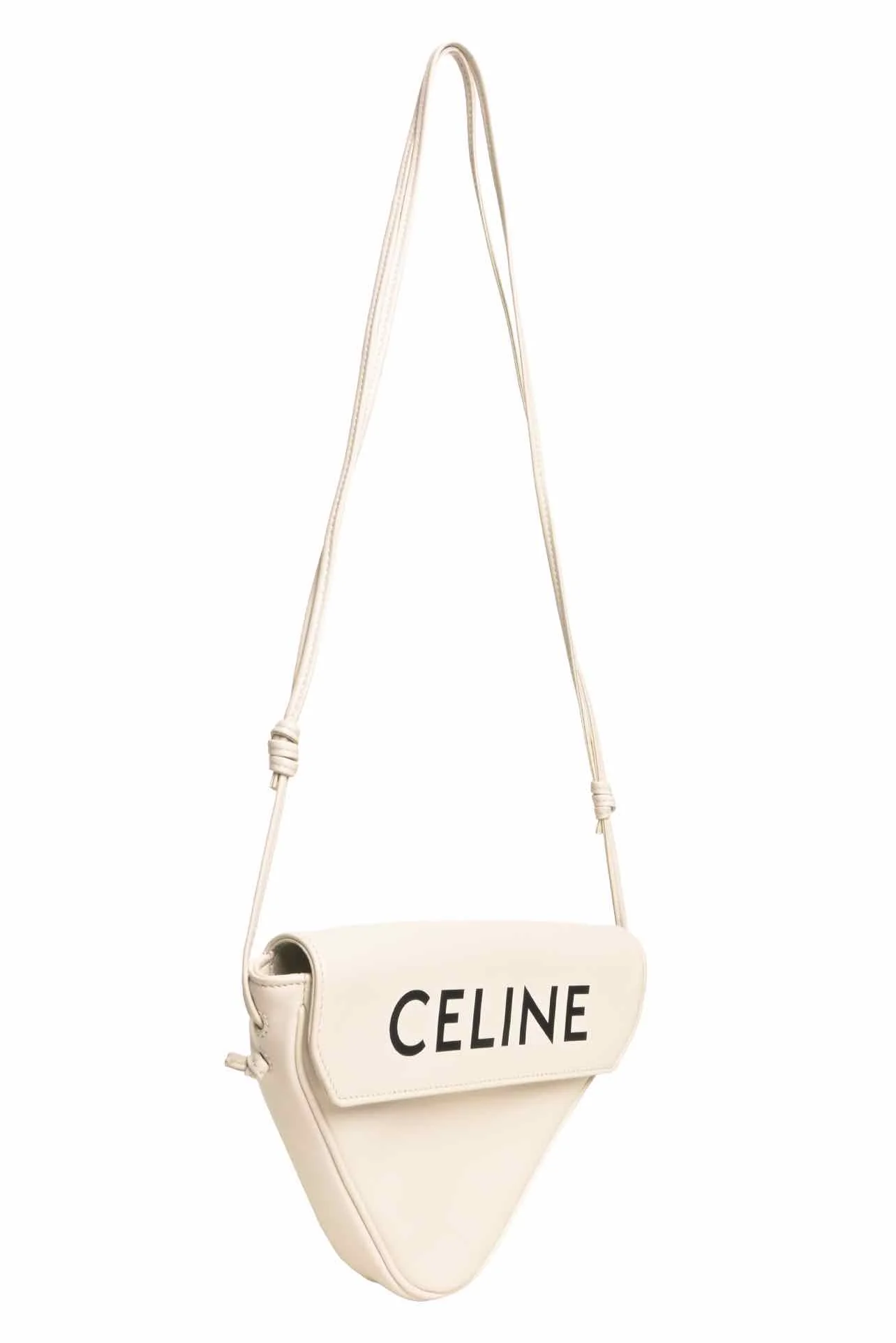 Celine Logo Triangle Crossbody Bag - Image 6