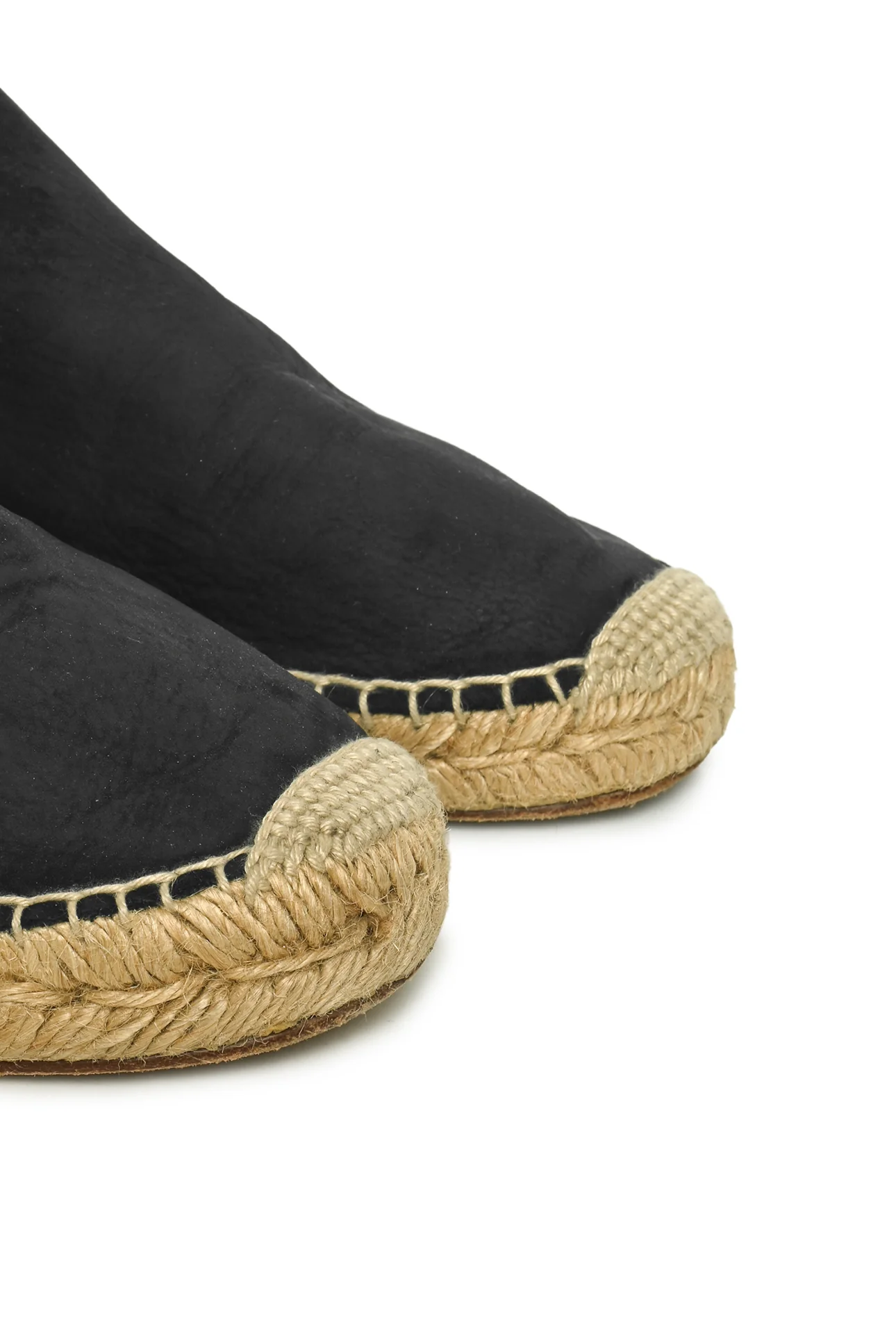 Celine Size 37 Leather Slingback Espadrille Mules - Image 5