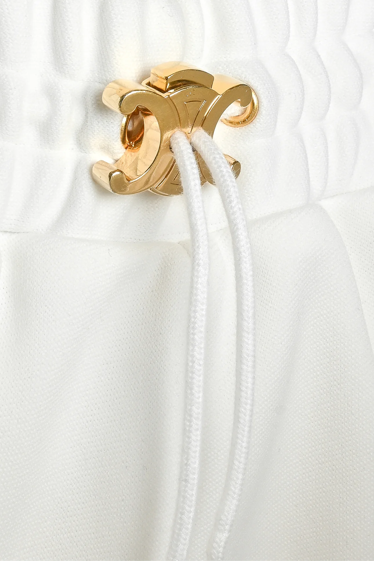 Celine Size L Triomphe Mini Jogger Shorts - Image 4