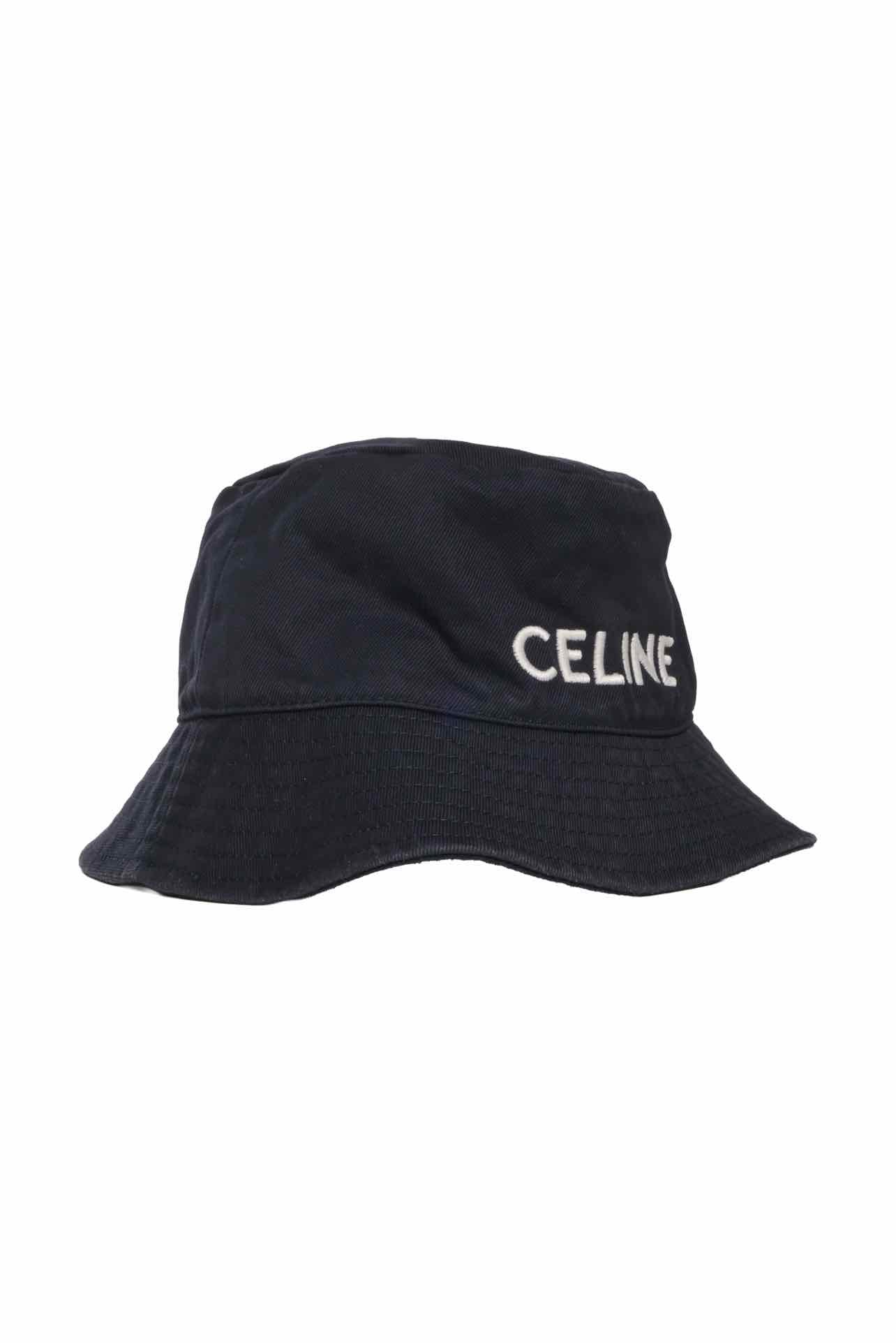 Celine Size M Logo Bucket Hat - Image 2