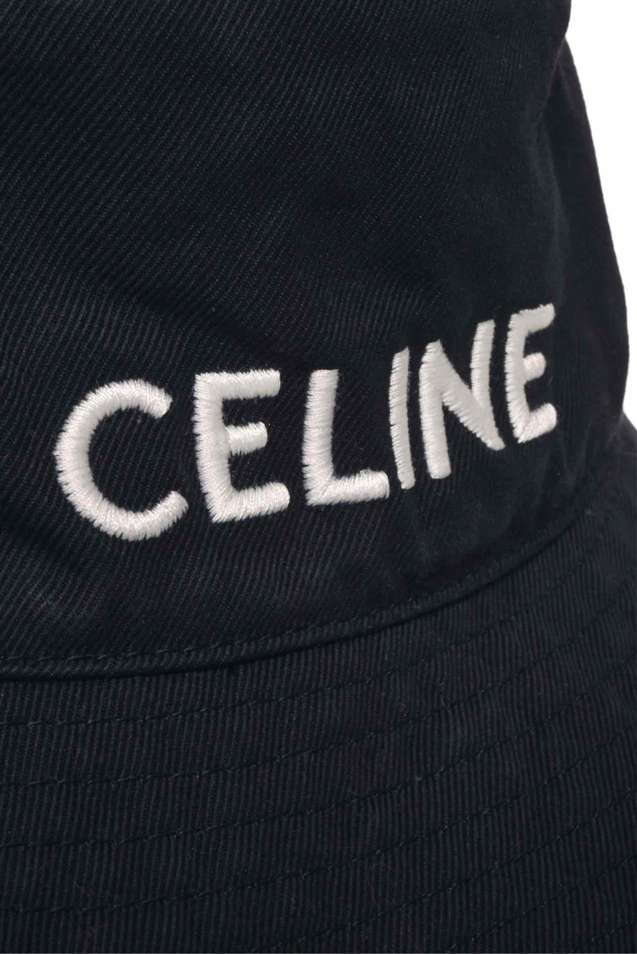 Celine Size M Logo Bucket Hat - Image 4