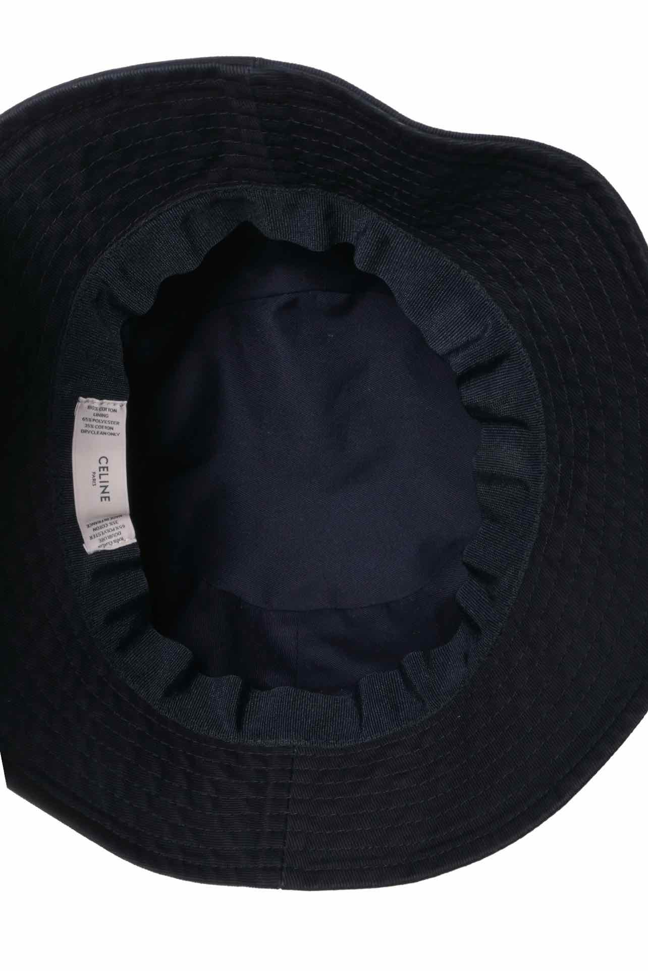 Celine Size M Logo Bucket Hat - Image 5