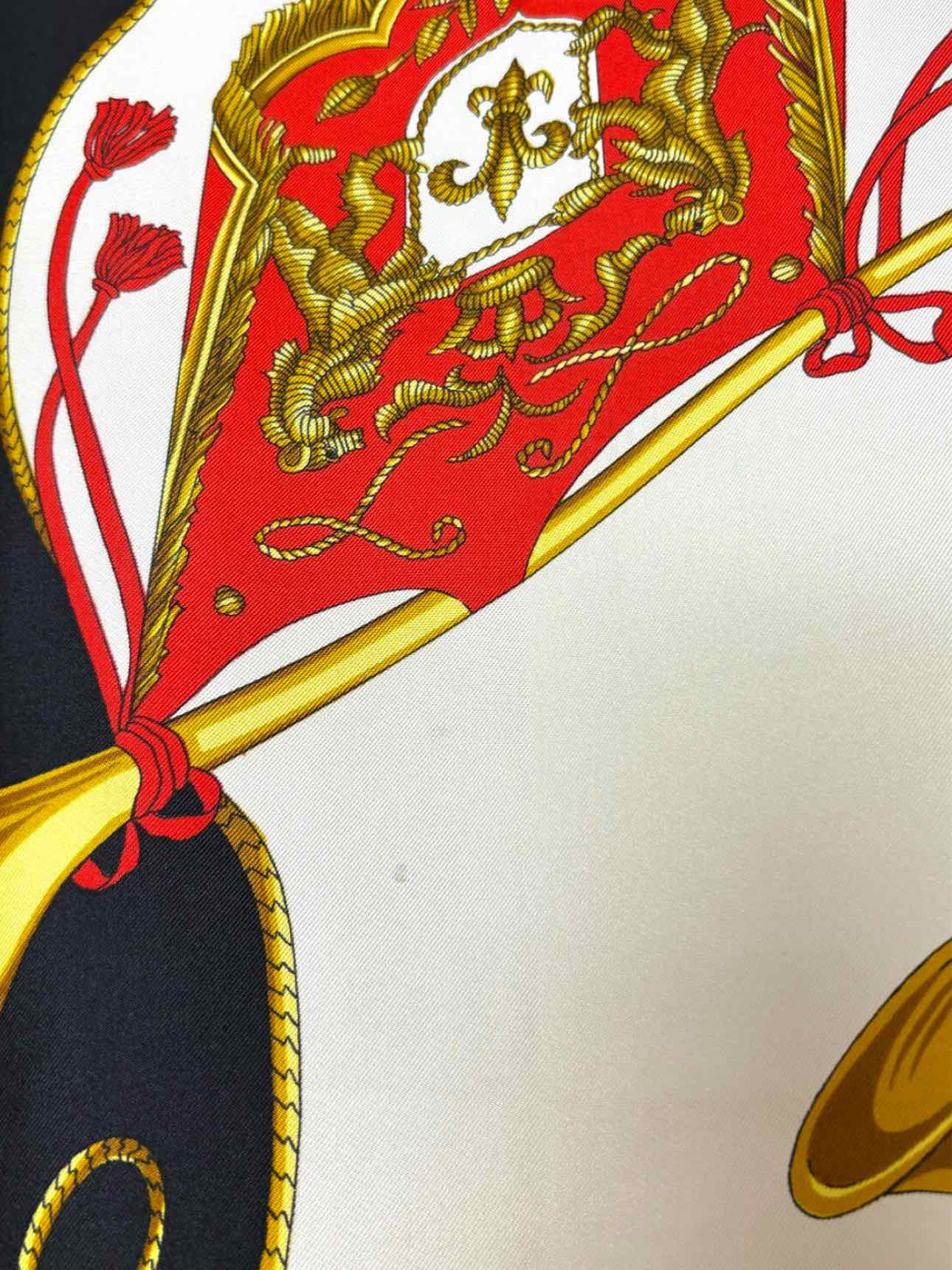Celine Vintage Silk Print Scarf - Image 4
