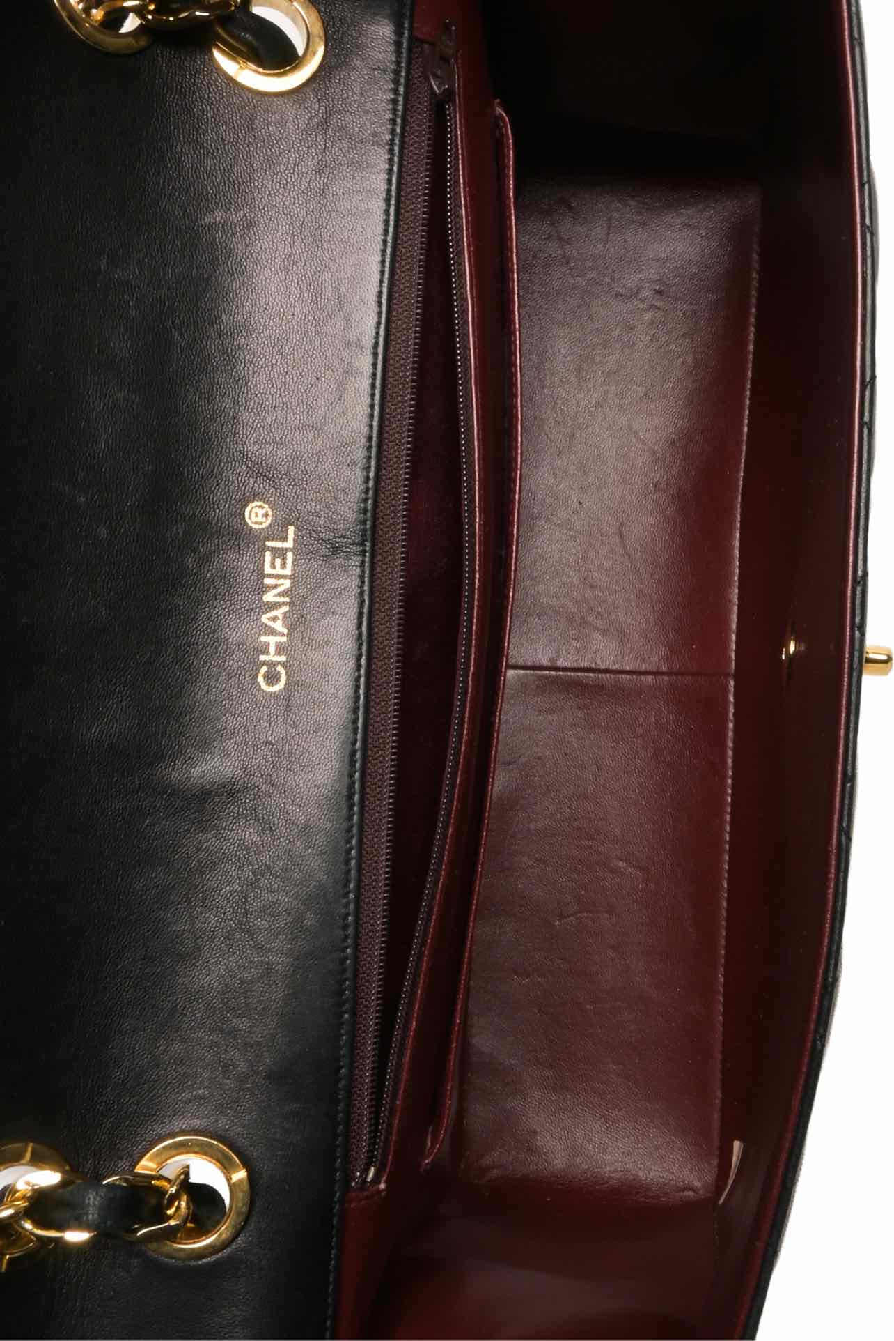 Chanel 1986-88 Jumbo Single Flap Shoulder Bag - Image 11