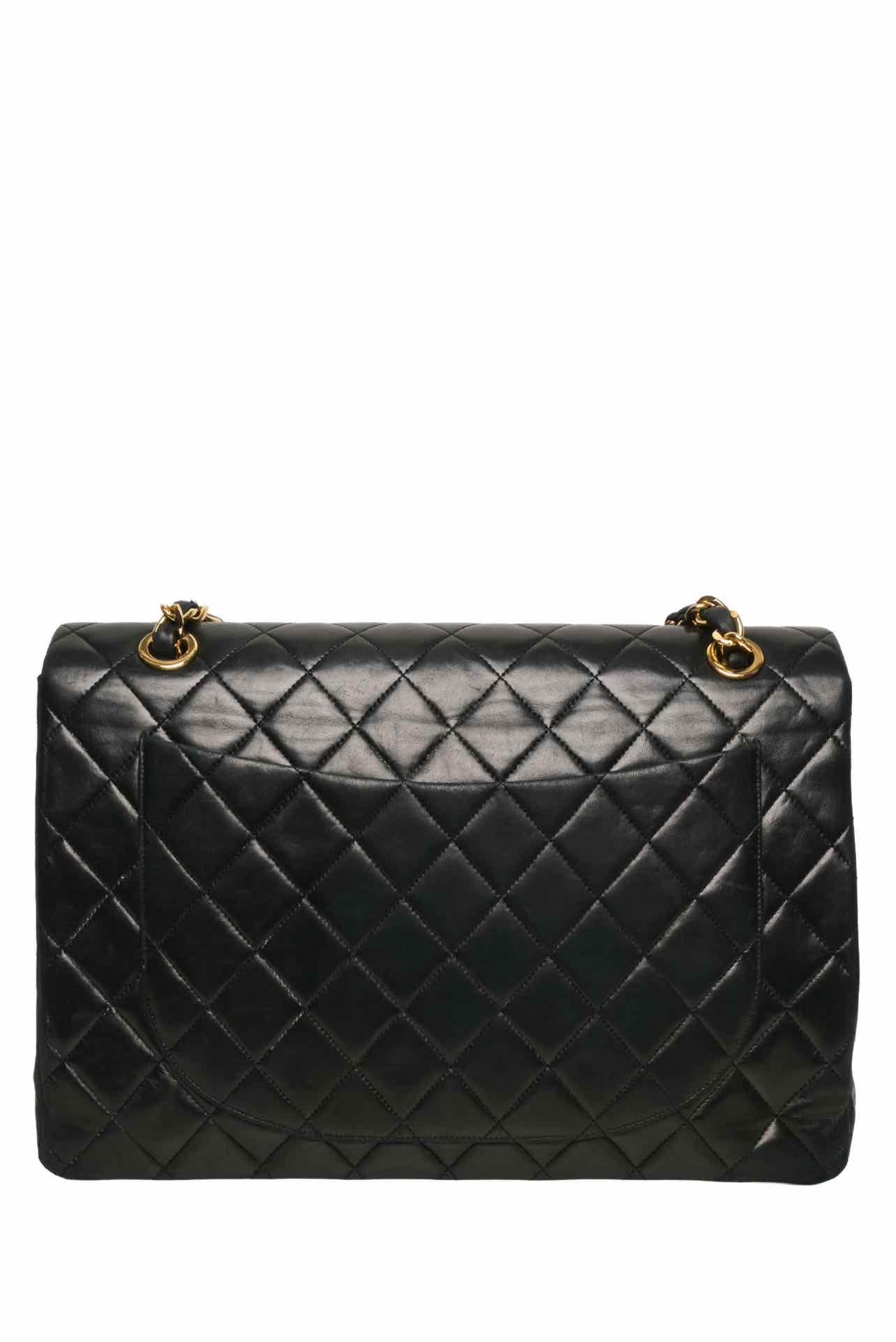 Chanel 1986-88 Jumbo Single Flap Shoulder Bag - Image 4