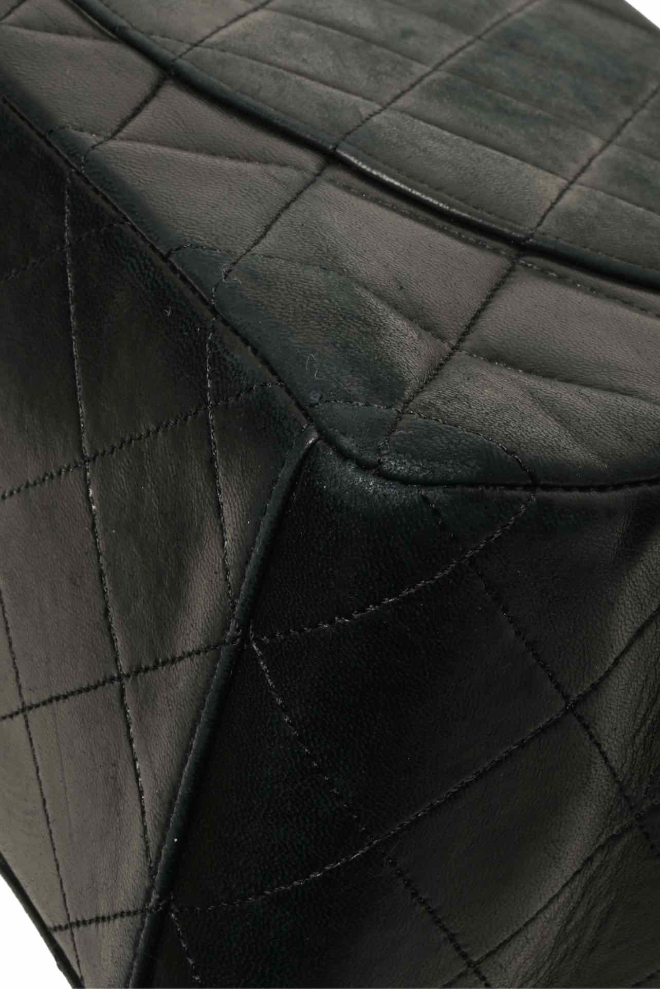 Chanel 1986-88 Jumbo Single Flap Shoulder Bag - Image 6