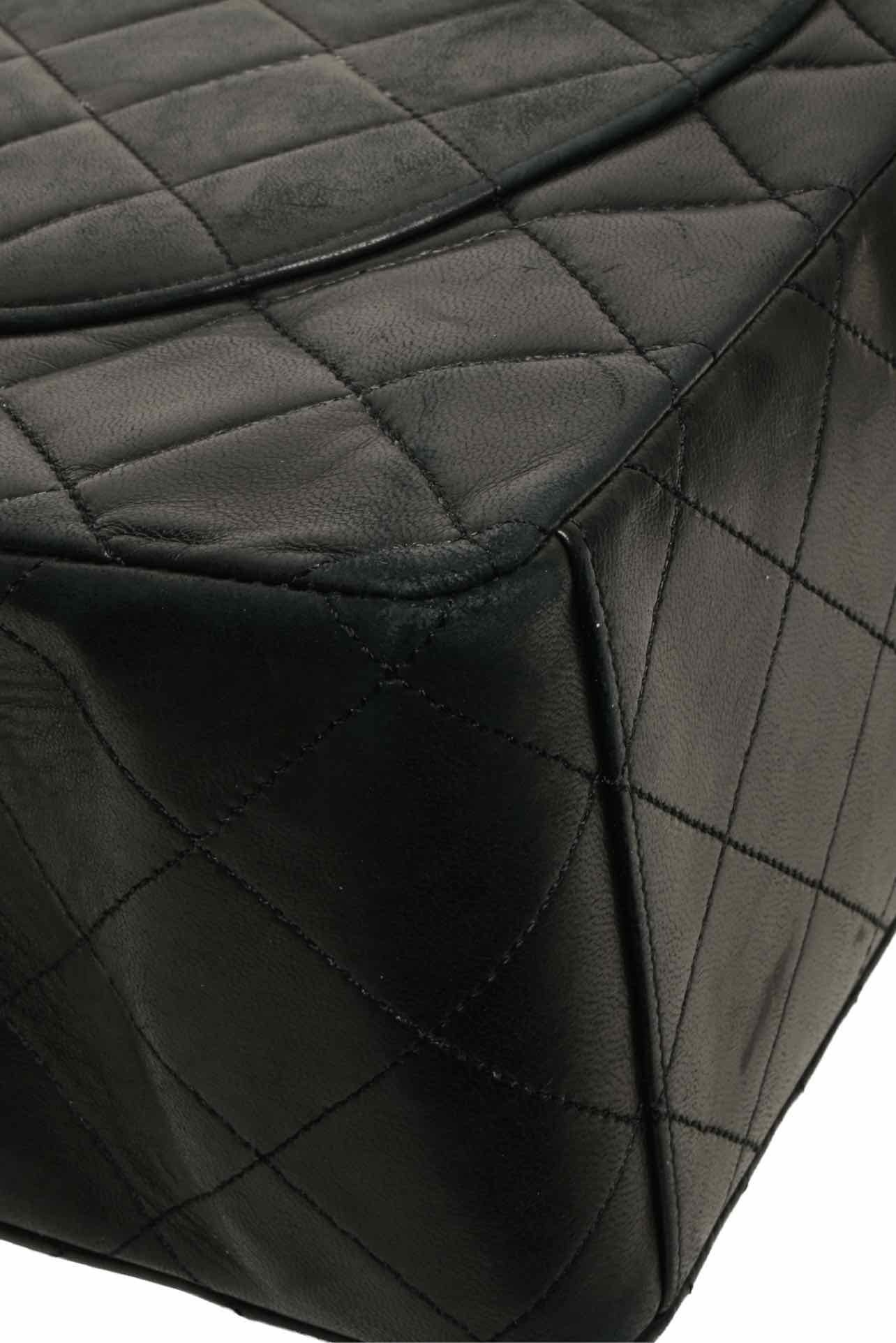 Chanel 1986-88 Jumbo Single Flap Shoulder Bag - Image 7