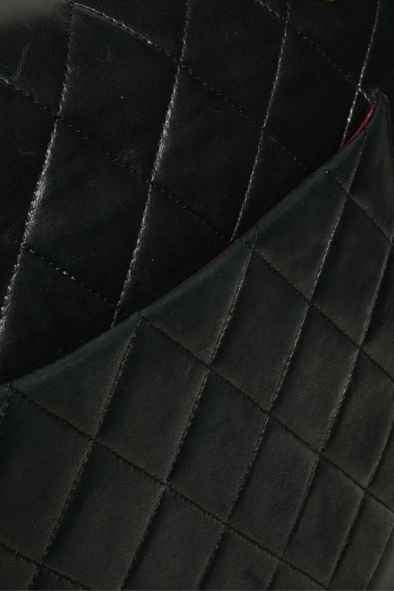 Chanel 1986-88 Jumbo Single Flap Shoulder Bag - Image 8