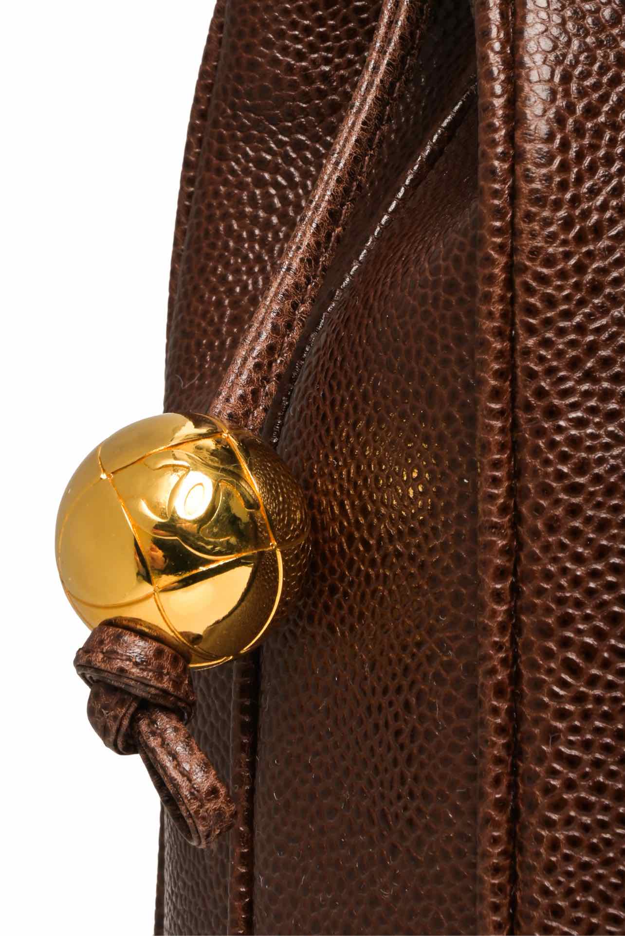 Chanel 1994-96 Caviar Triple CC Shoulder Bag - Image 4