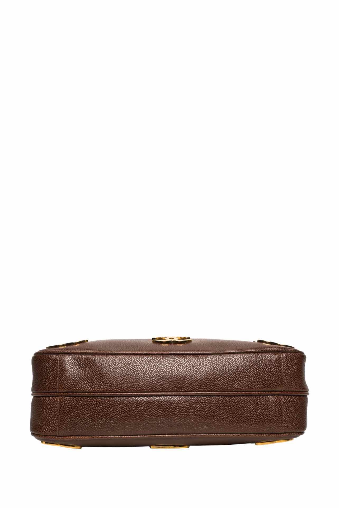 Chanel 1994-96 Caviar Triple CC Shoulder Bag - Image 5