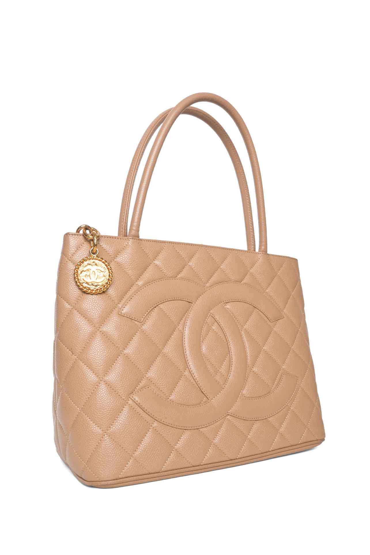 Chanel 2002-2003 Caviar Medallion Tote - Image 2