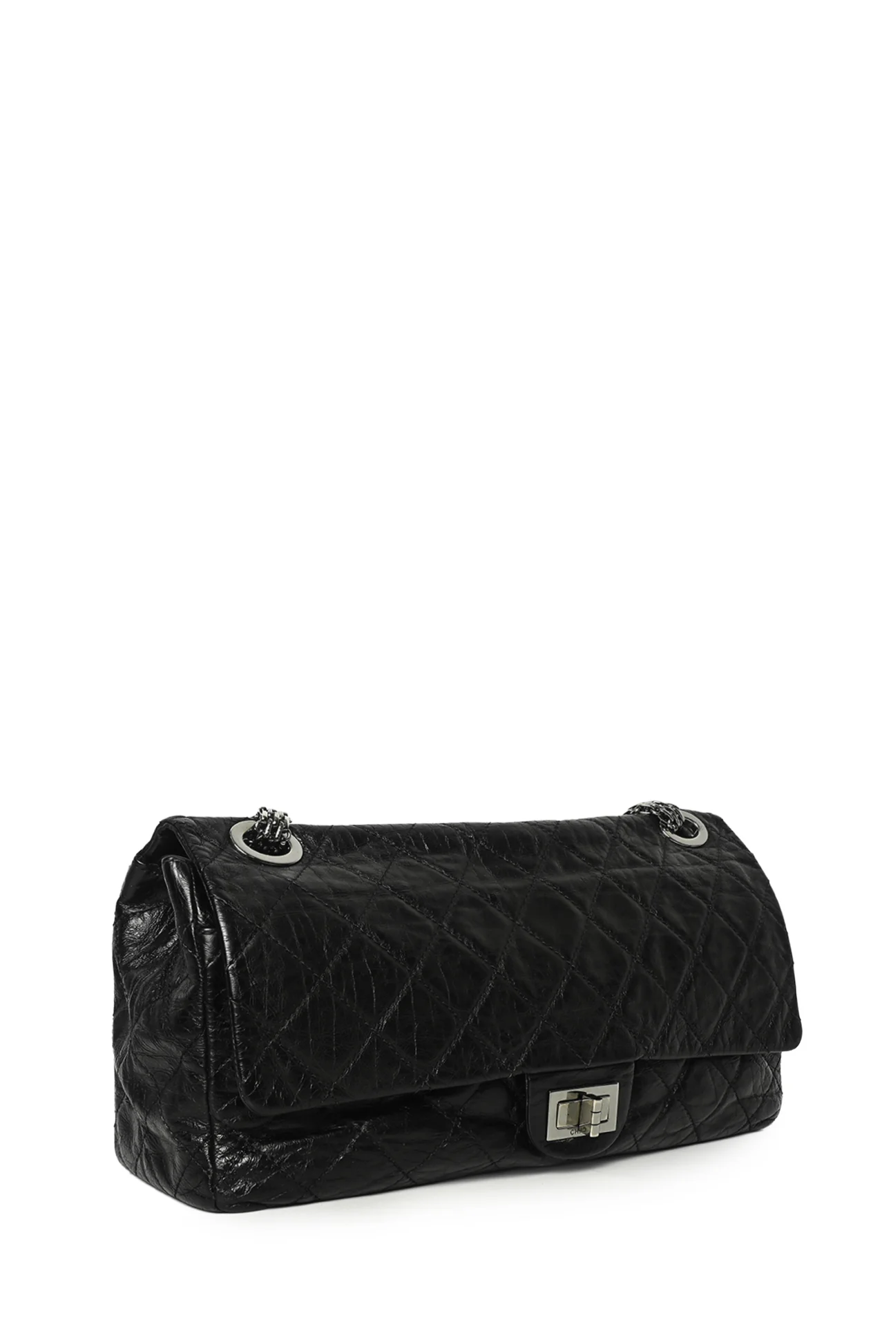 Chanel 2008-2009 Quilted Aged Calfskin 2.55 Reissue Flap Shoulder Bag - Image 2