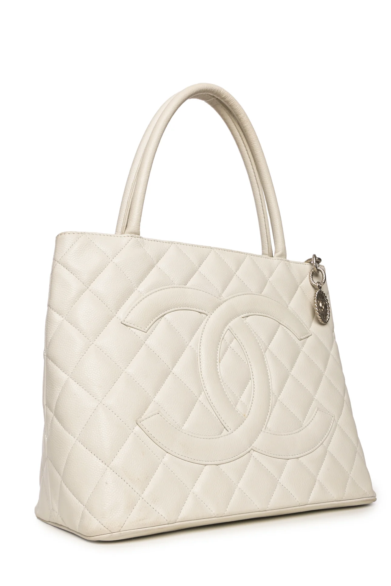 Chanel 2008-2009 Quilted Caviar Medallion Tote - Image 2