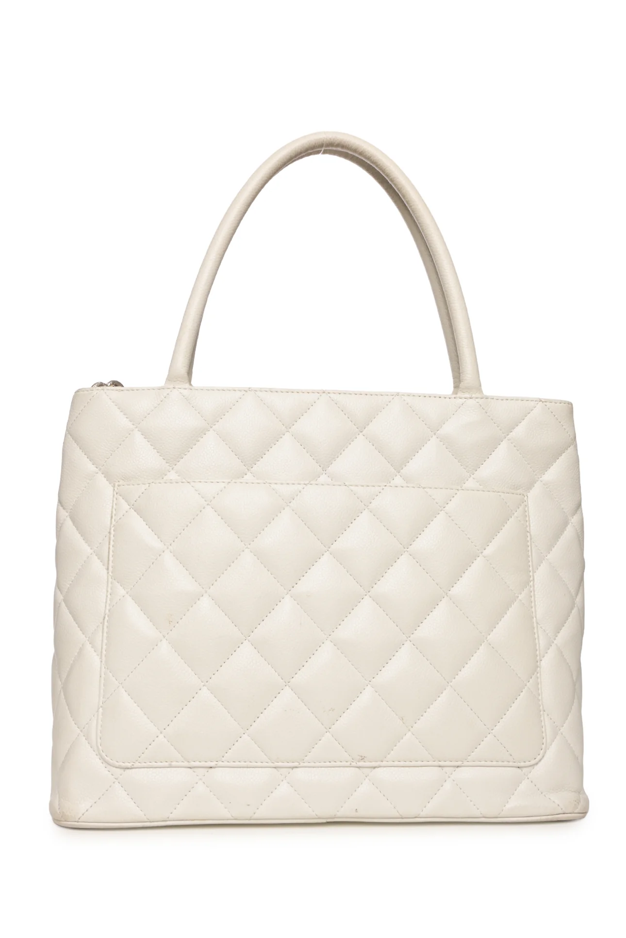 Chanel 2008-2009 Quilted Caviar Medallion Tote - Image 3
