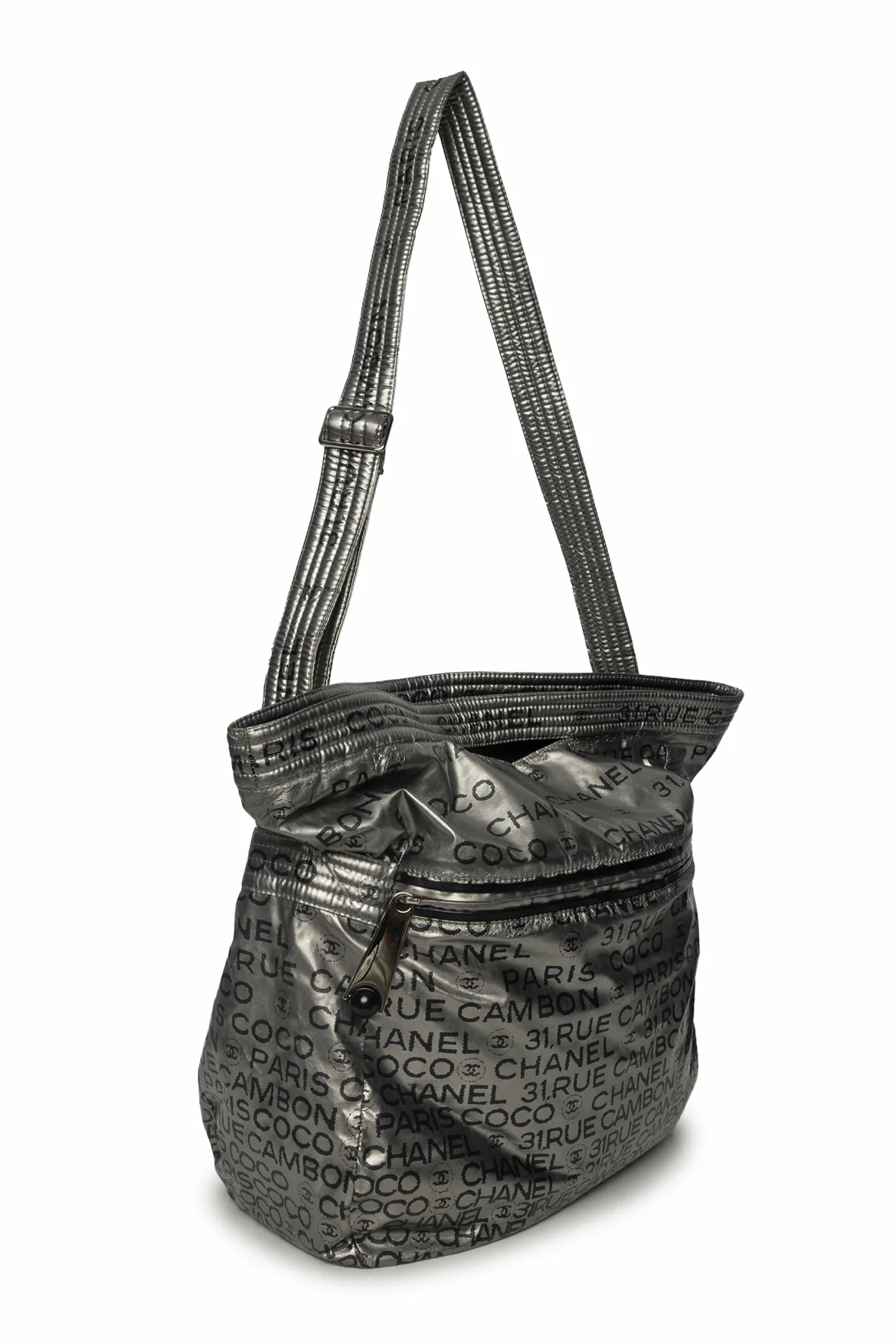 Chanel 2008-2009 Vinyl 31 Rue Cambon 2way Hobo Bag - Image 2