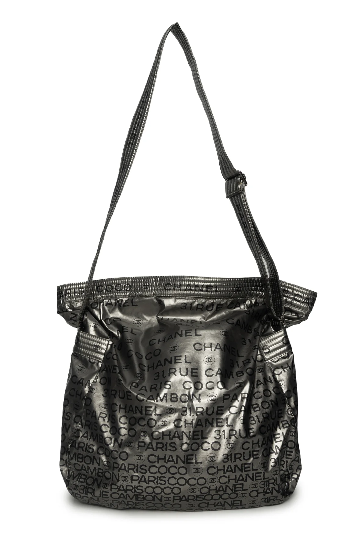 Chanel 2008-2009 Vinyl 31 Rue Cambon 2way Hobo Bag - Image 3