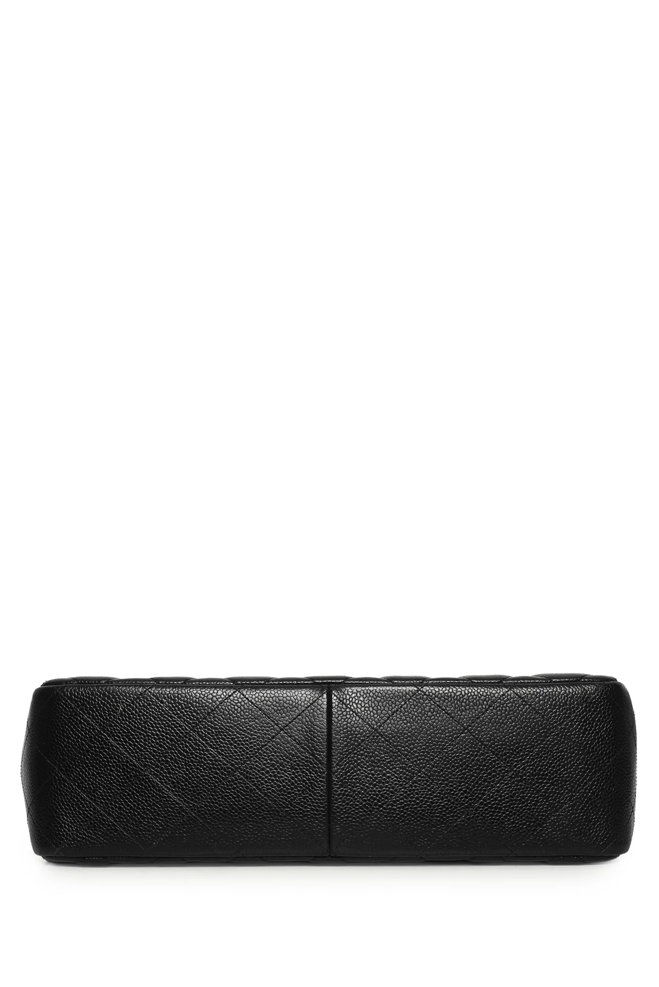Chanel 2011 Caviar Quilted Jumbo Double Flap Shoulder Bag - Image 4