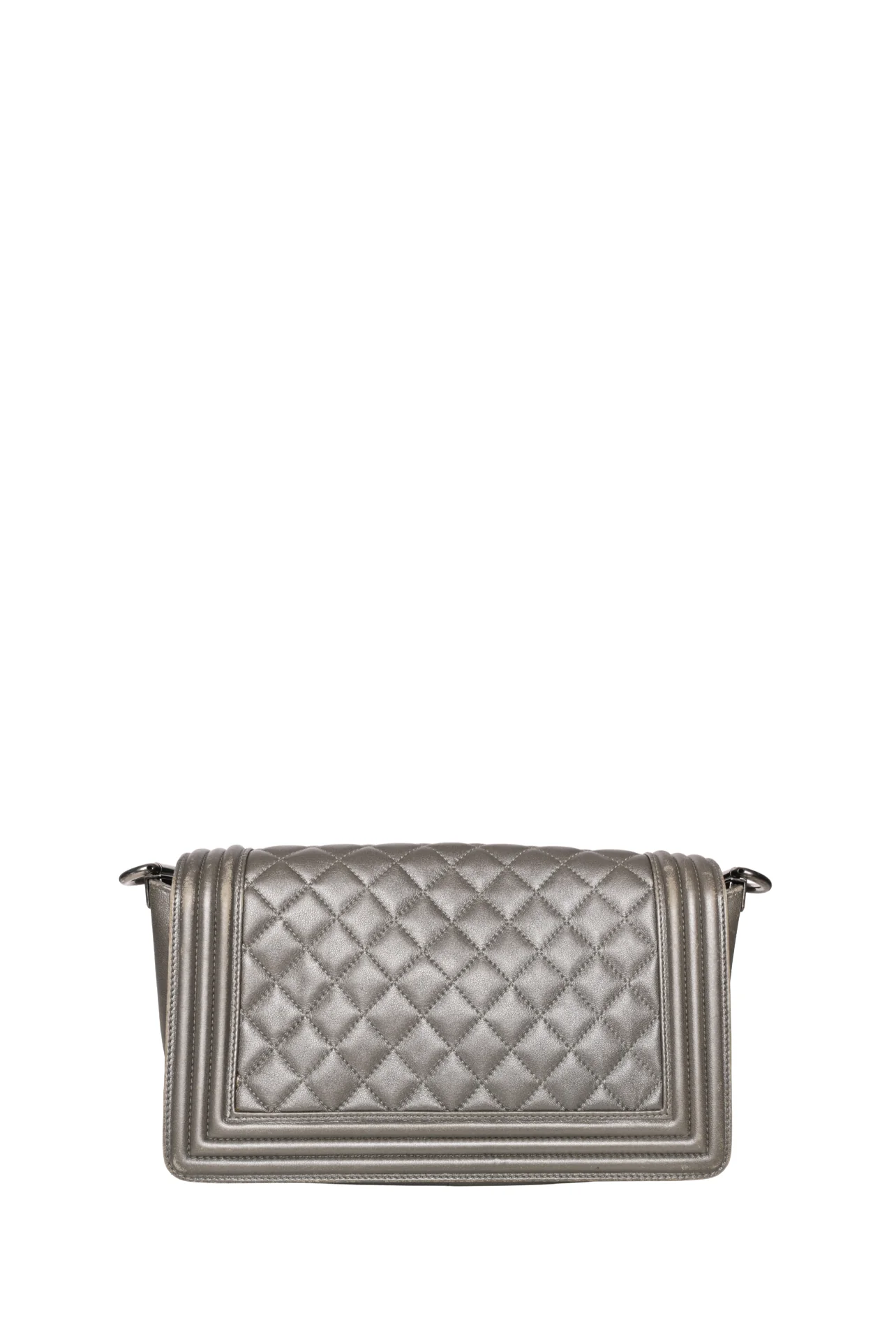 Chanel 2011 Medium Quilted Leather Boy Bag - Image 6