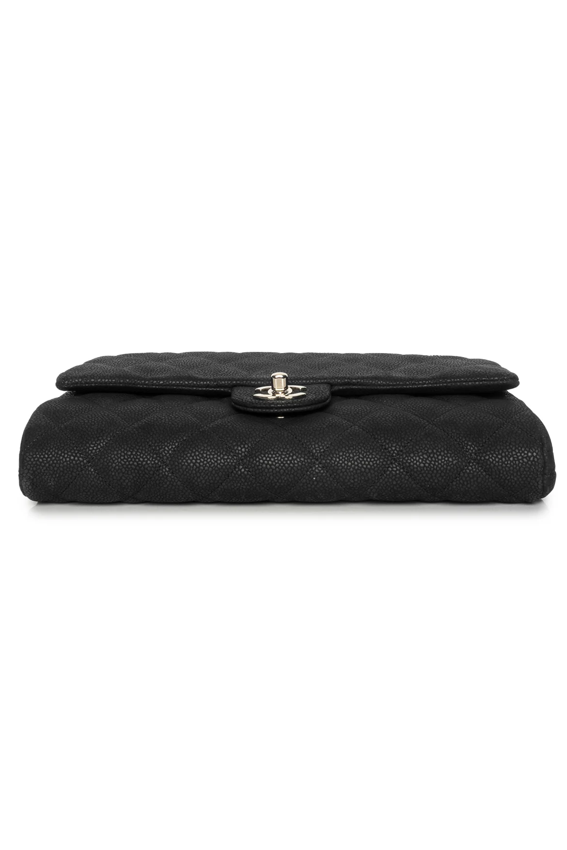 Chanel 2012-2013 Classic Quilted Nubuck Leather Chain Clutch Shoulder Bag - Image 5