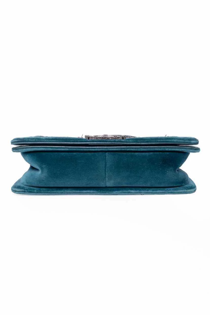 Chanel 2013 - 2014 Velvet Tweed Boy Bag - Image 5