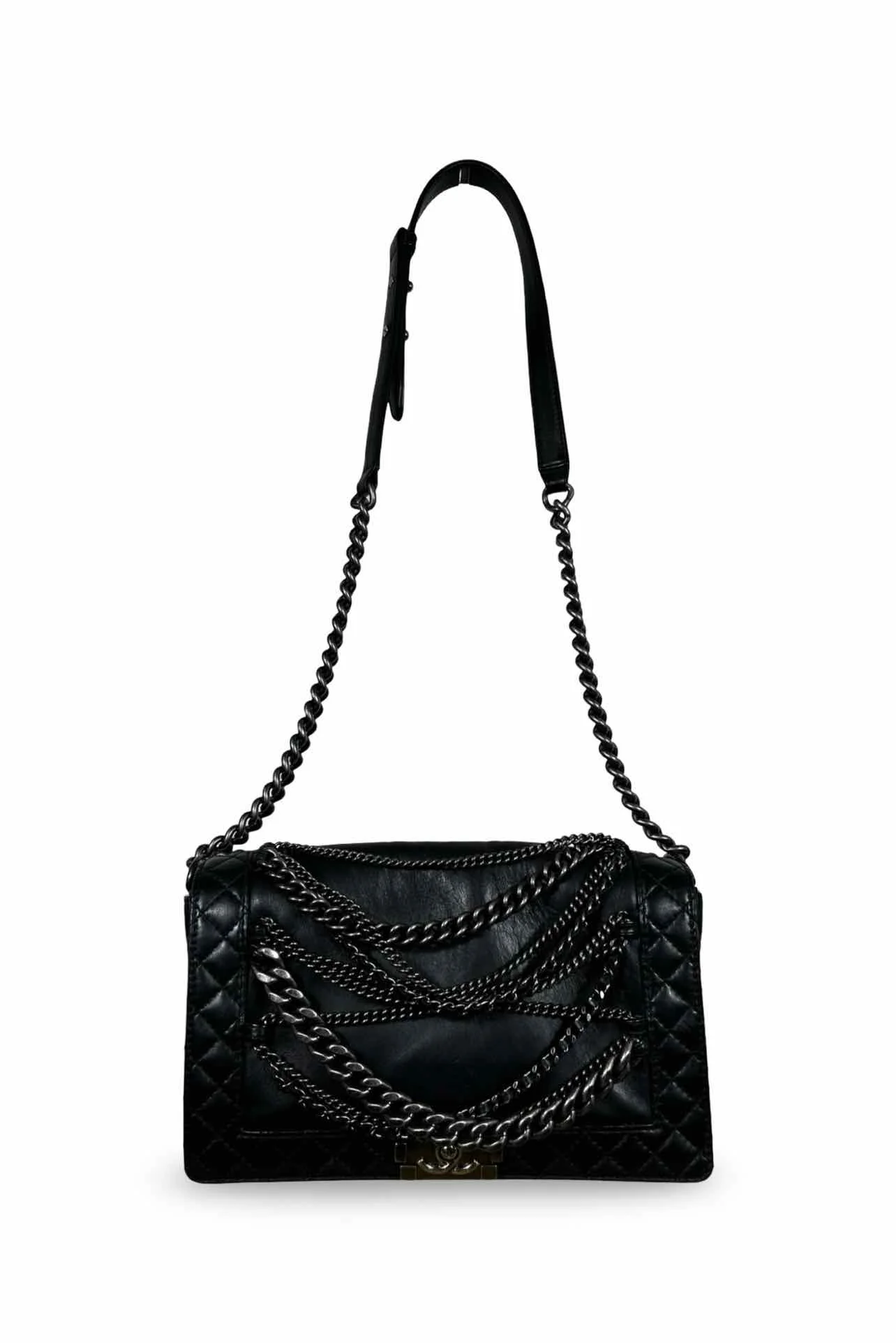 Chanel 2014 Large Boy Reverso Enchained Bag - Image 6