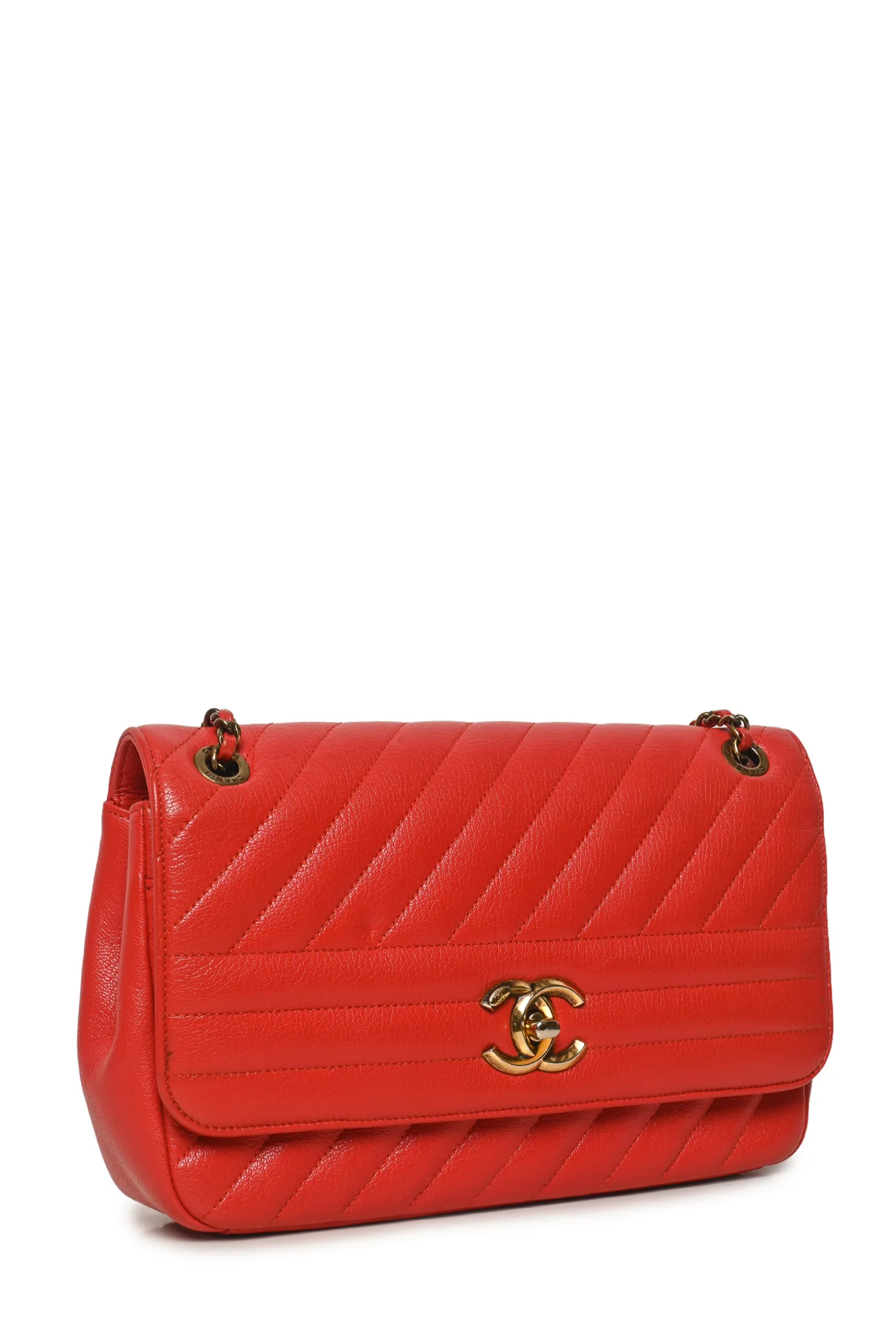 Chanel 2016-2017 Diagonal Quilted Flap Shoulder Bag - Image 2