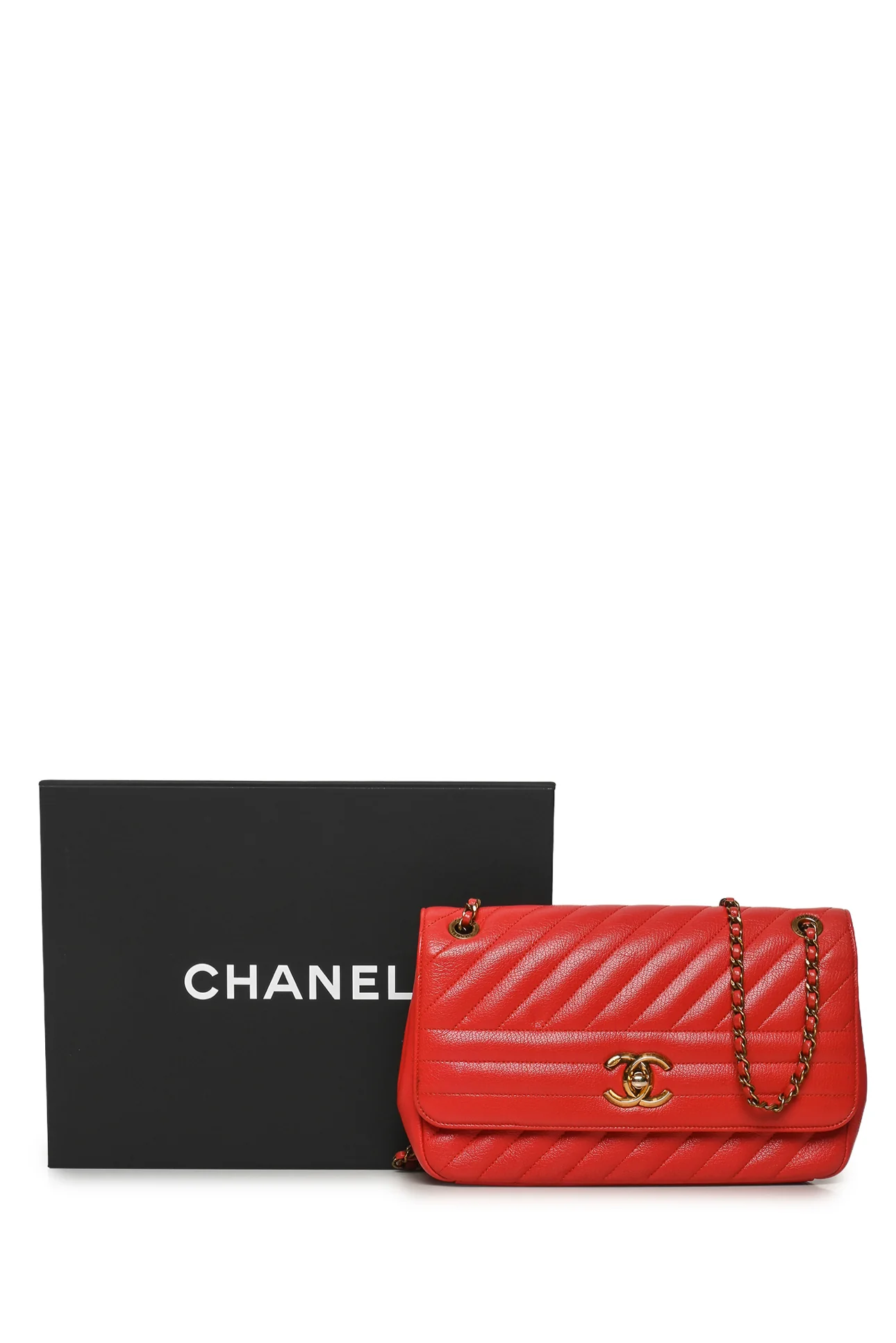 Chanel 2016-2017 Diagonal Quilted Flap Shoulder Bag - Image 8