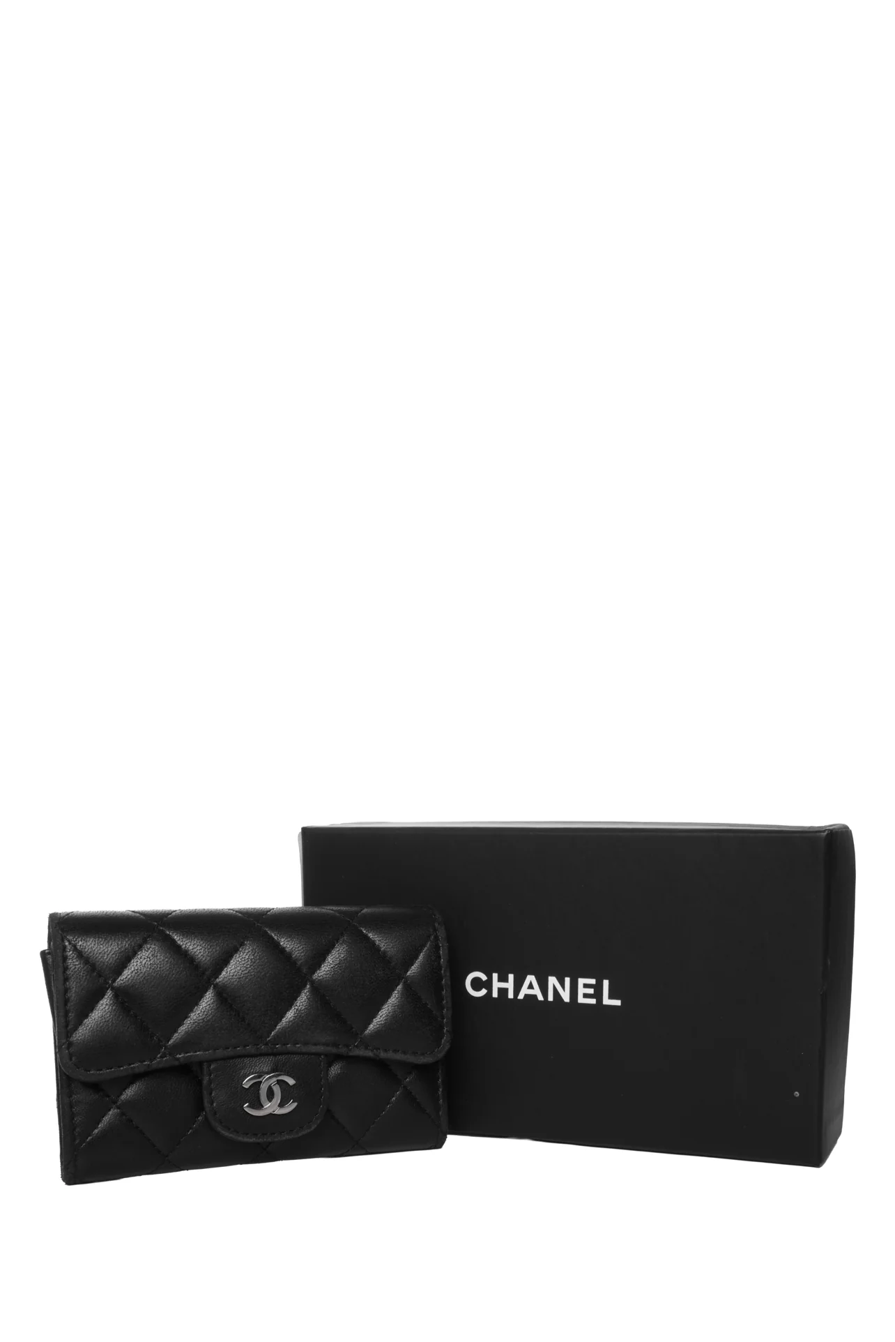 Chanel 2016-2017 Quilted Classic Flap Card Holder - Image 3