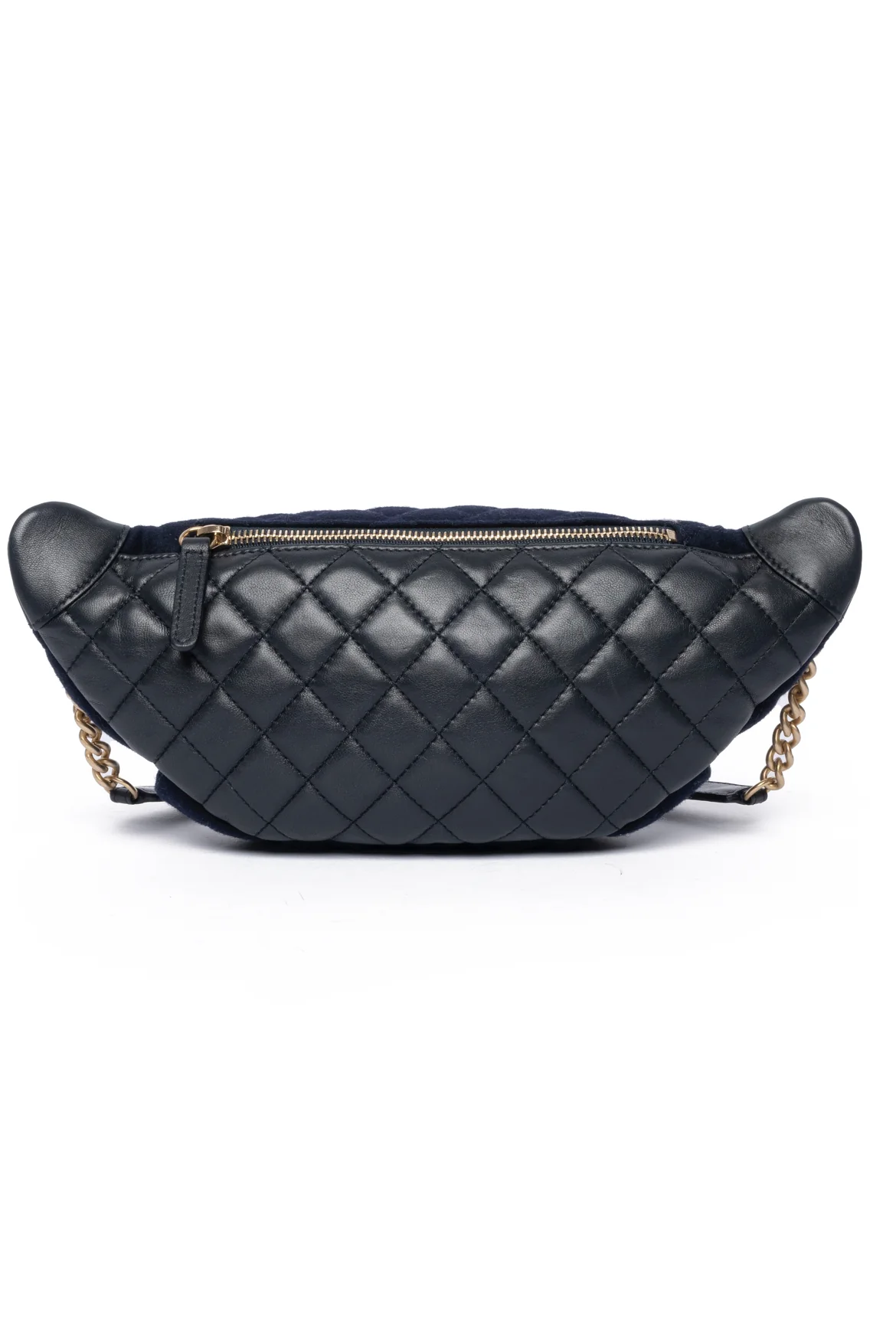 Chanel 2018 Paris-Hamburg Sailor Charms Quilted Wool Belt Bag - Image 3