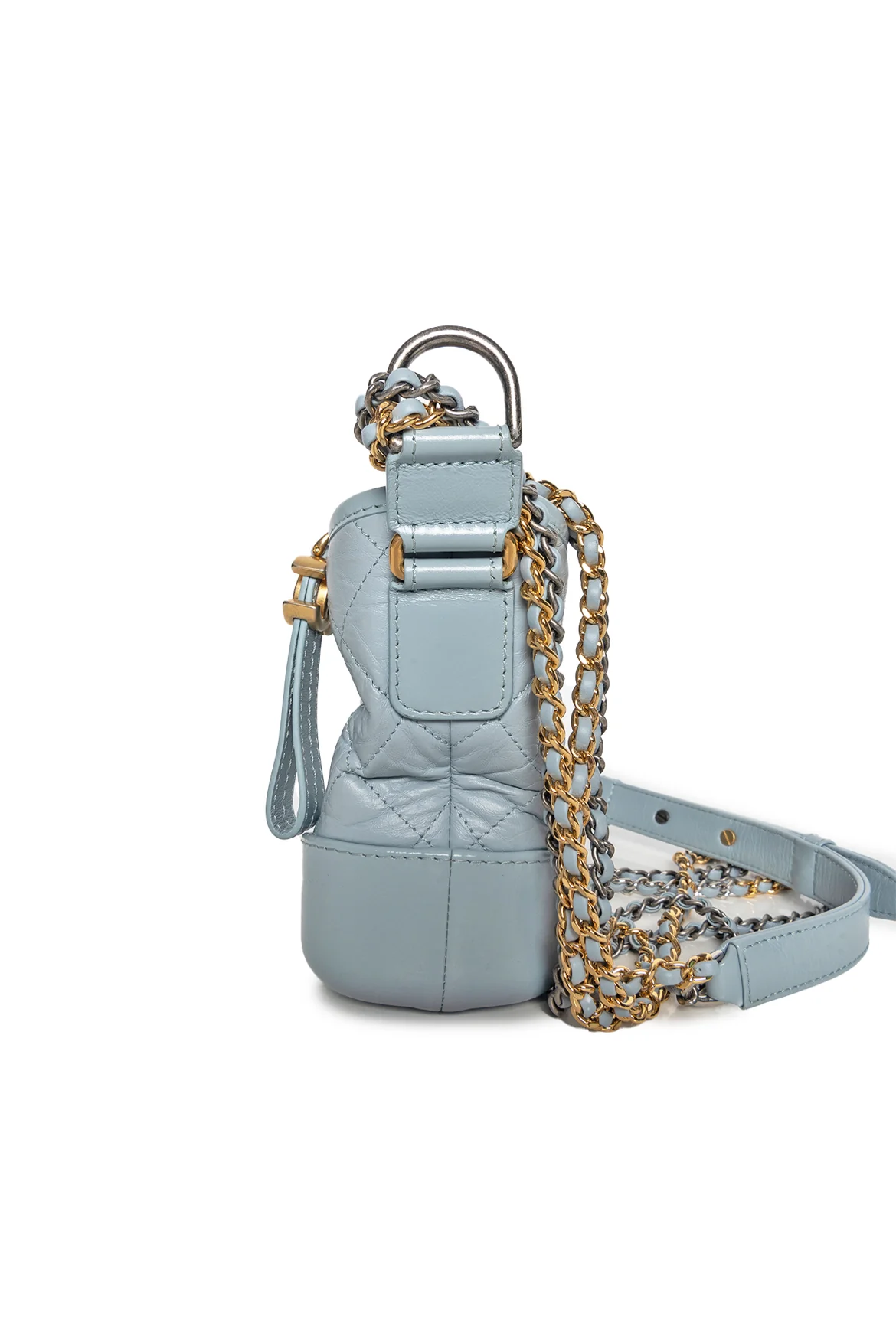 Chanel 2019 Aged Calfskin Small Gabrielle Hobo Bag - Image 4